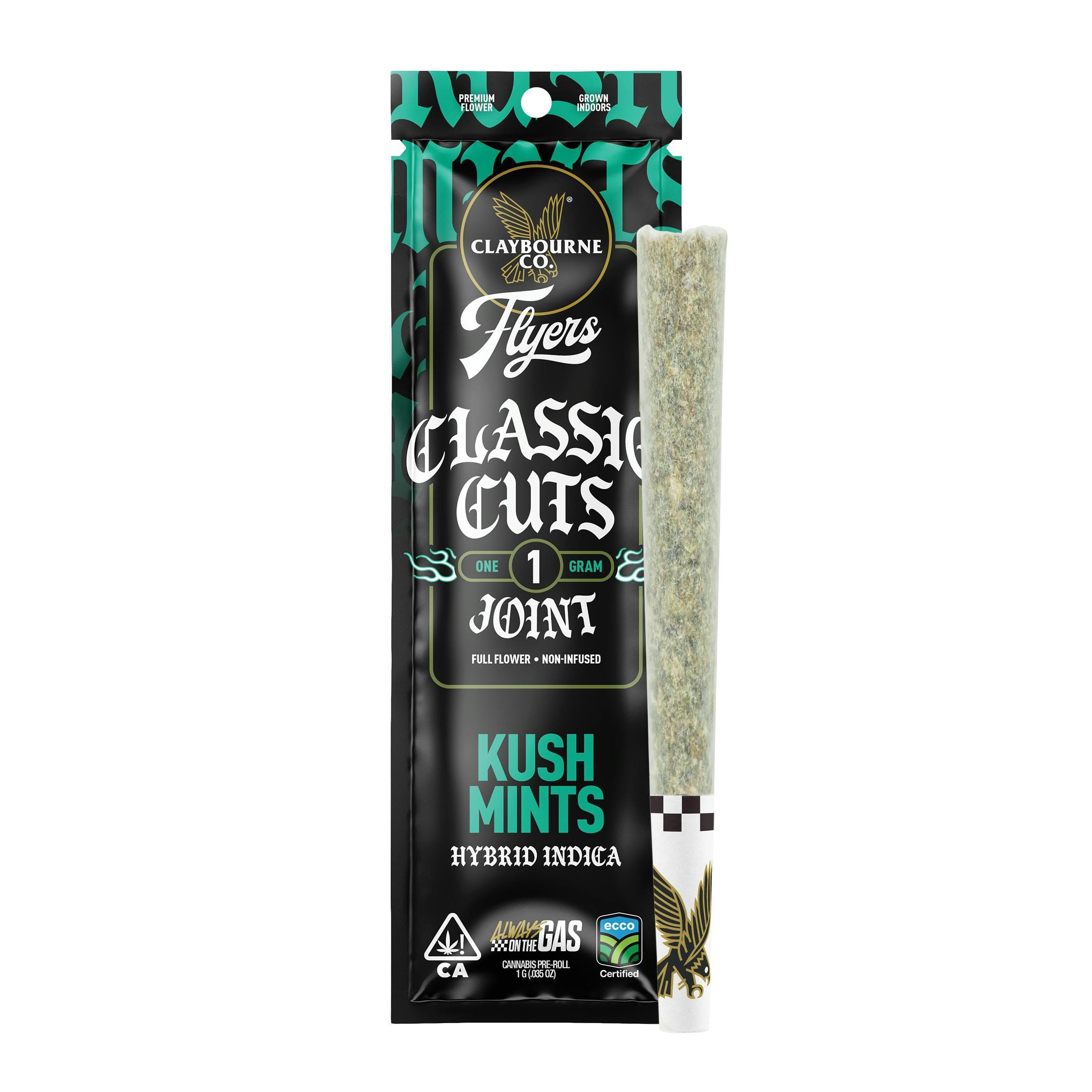 Kush Mints (1g) - Classic Cuts Flyers - CLAYBOURNE CO -  - $9 - Pre-Rolls