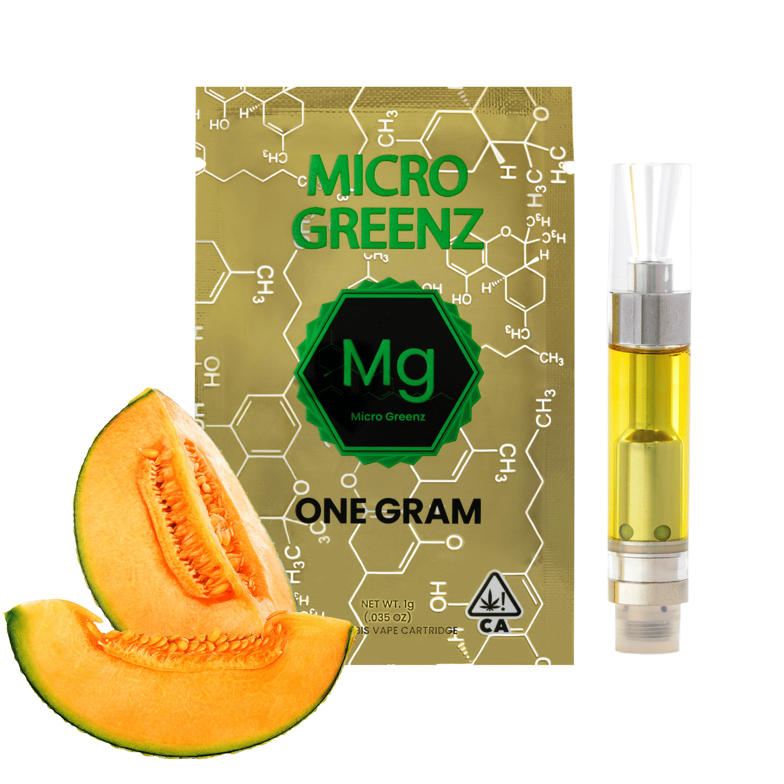 Cannaloupe Haze - 1g Cartridge - Micro Greenz - 1g Cart - Indica - $16 - 510 Cartridges