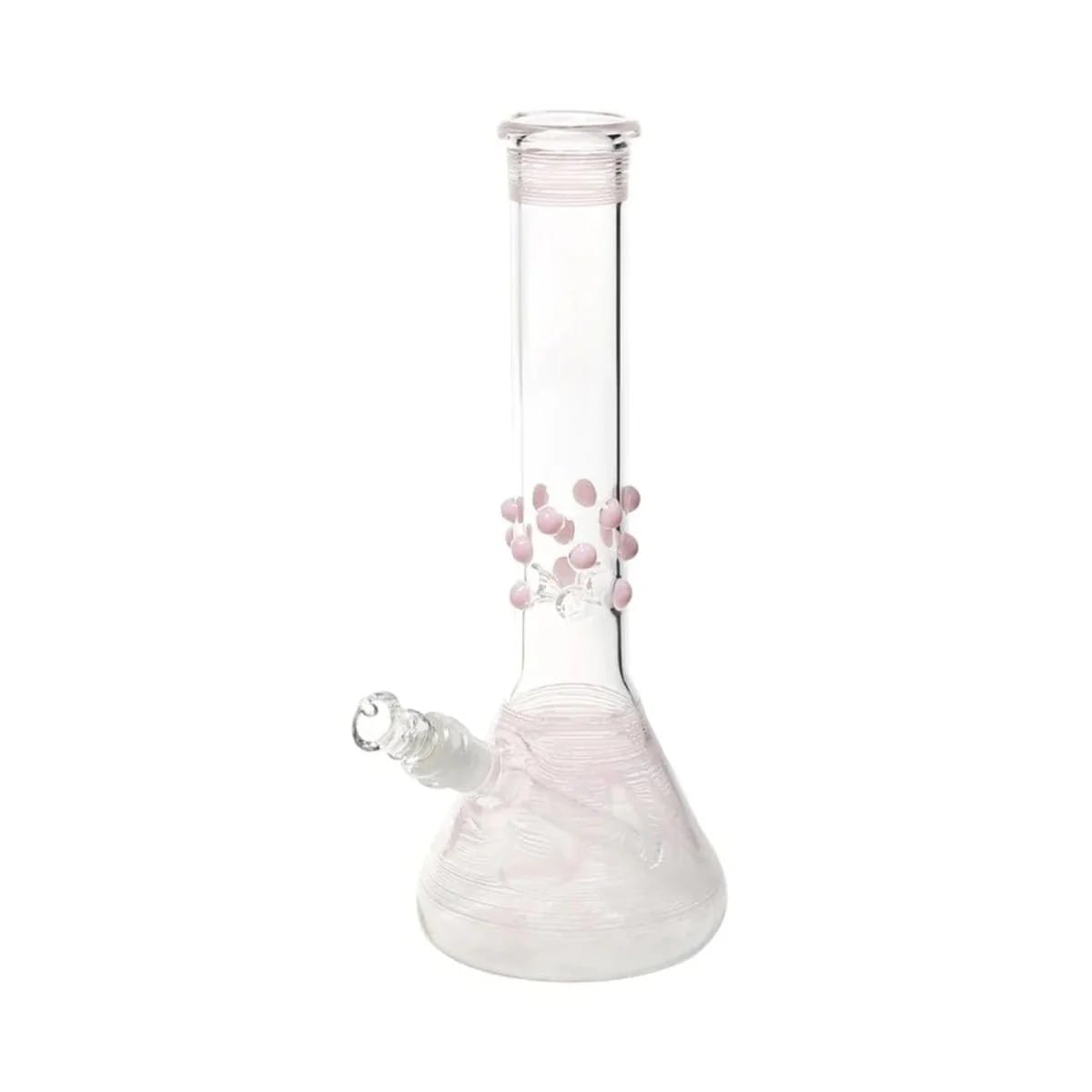 Wrap & Rake Artistic Beaker Water Pipe 12" - 19mm - Various Colors - Biohazard -  - $50 - Paraphernalia