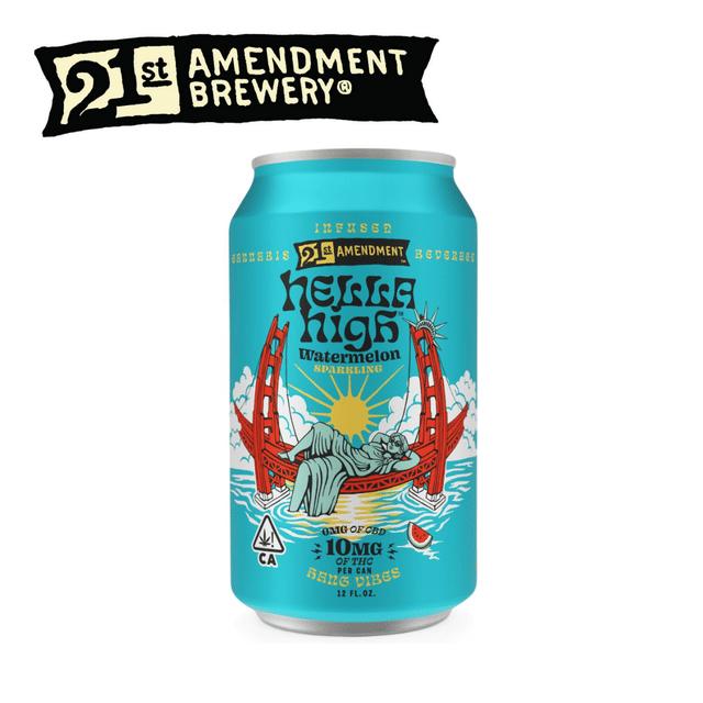 Hella High - Watermelon - 12 fl oz - 10mg