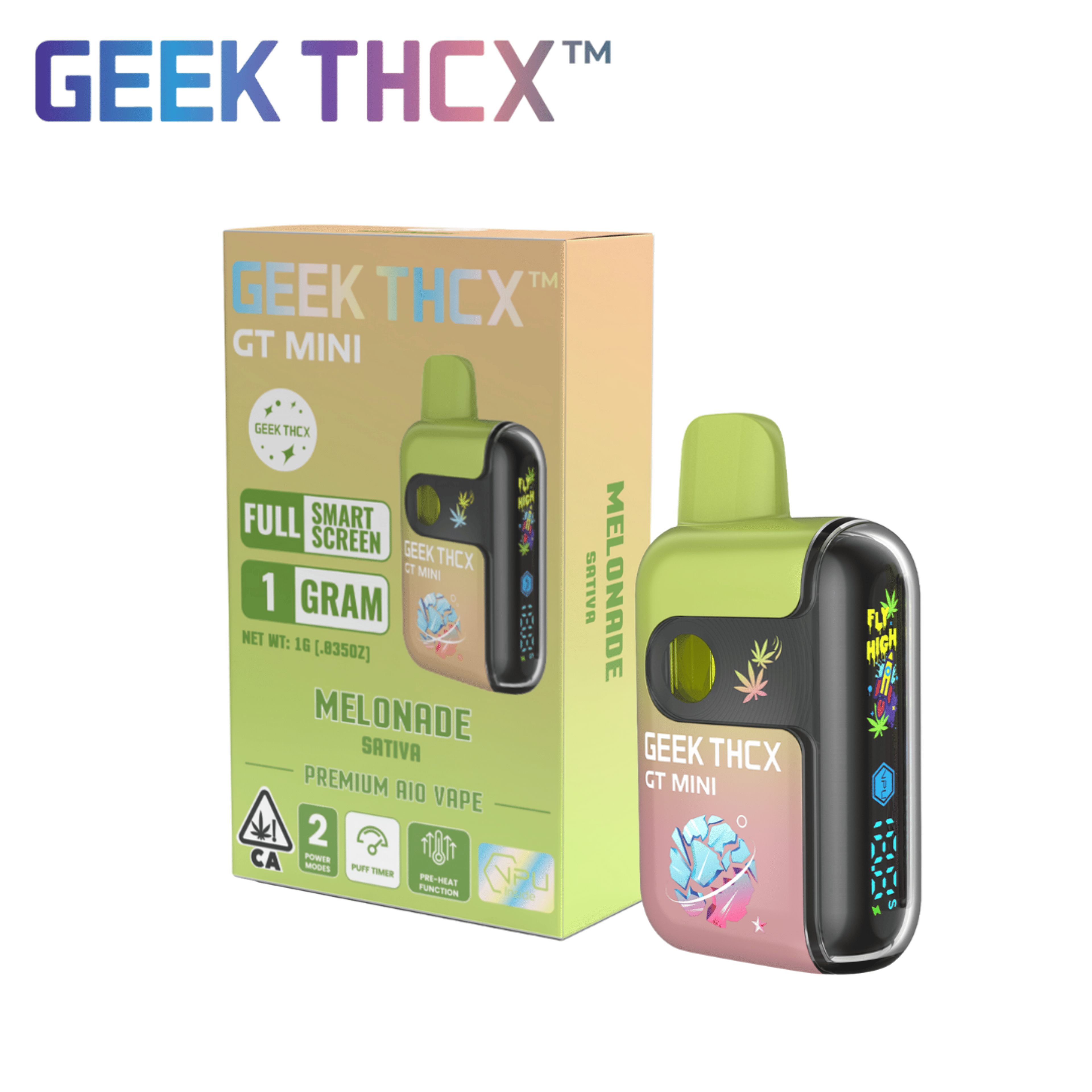 Geek THCX - Melonade - GT Mini Disposable - 1g - Geek THCX - Melonade - $24.99 - Disposable Vapes