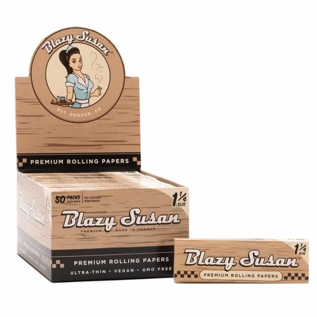 Blazy Susan Unbleached Rolling Papers