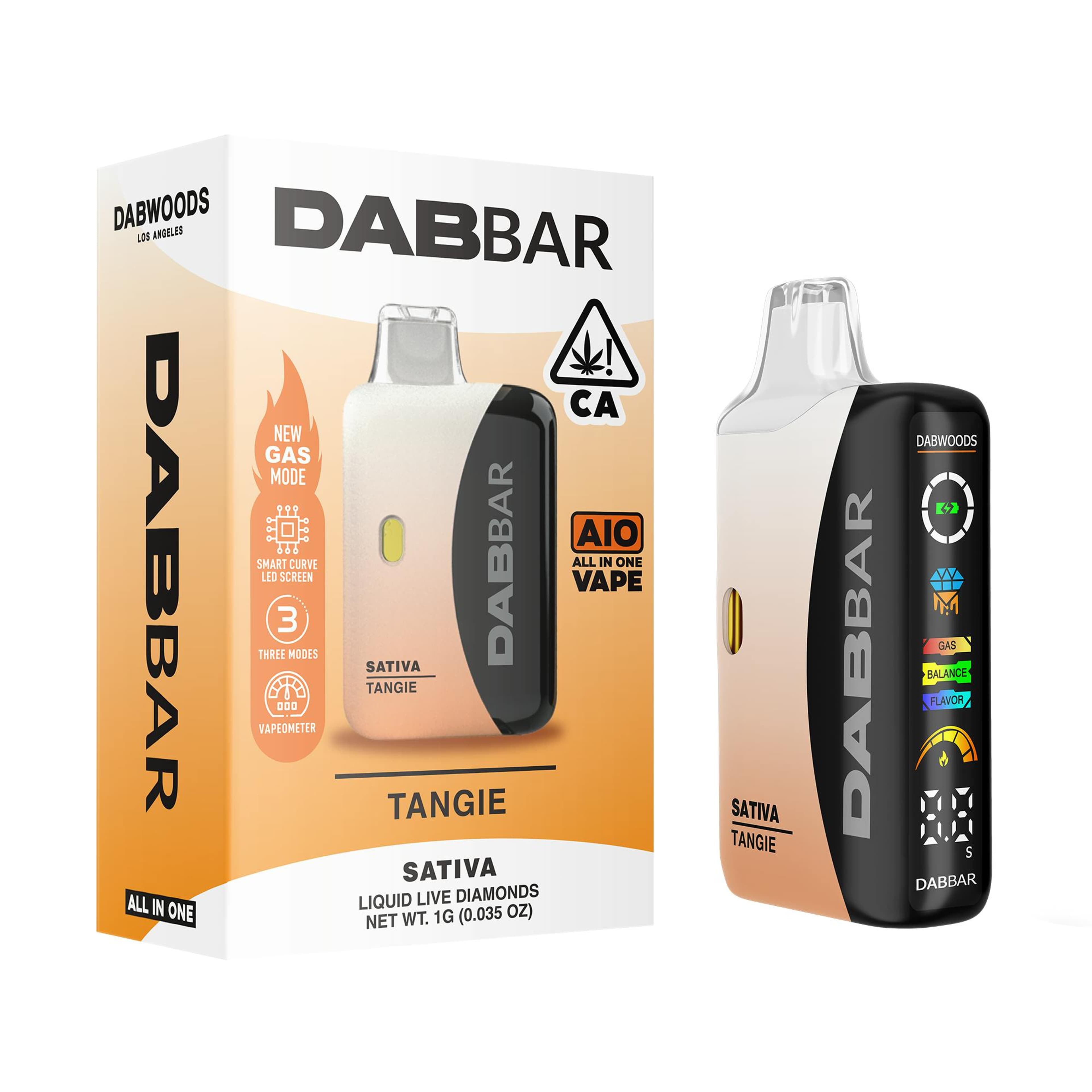 TANGIE DABBAR 3.0 LIQUID DIAMOND 1G - Dabwoods - - $36 - Vapes