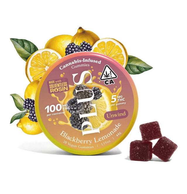 Blackberry Lemonade Indica 5mg 20pk Gummy - Plus -  - $21.65 - Edibles