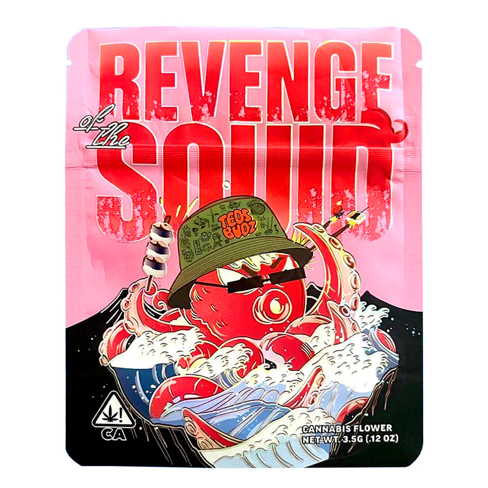 Squid Revenge (H) 31% - 3.5G *SPECIAL PRICING* - Teds Budz - Eighth - $55 - Exotic Eighths - Buy 8 Mix & Match get 13.5% Off PLUS $.01 Punch T1 Rosin