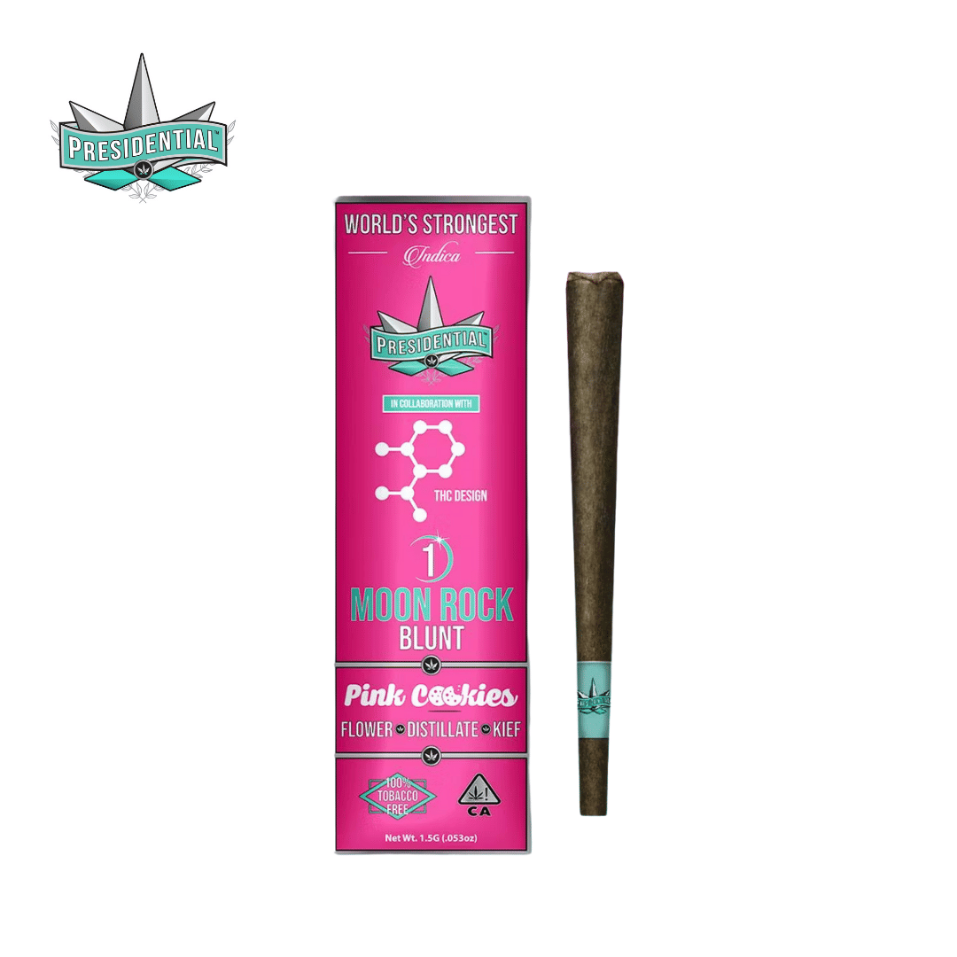 Presidential x THC Design - Pink Cookies - Moon Rock Blunt - 1.5g - Presidential - Pink Cookies - $19.99 - Blunts / Hash Holes