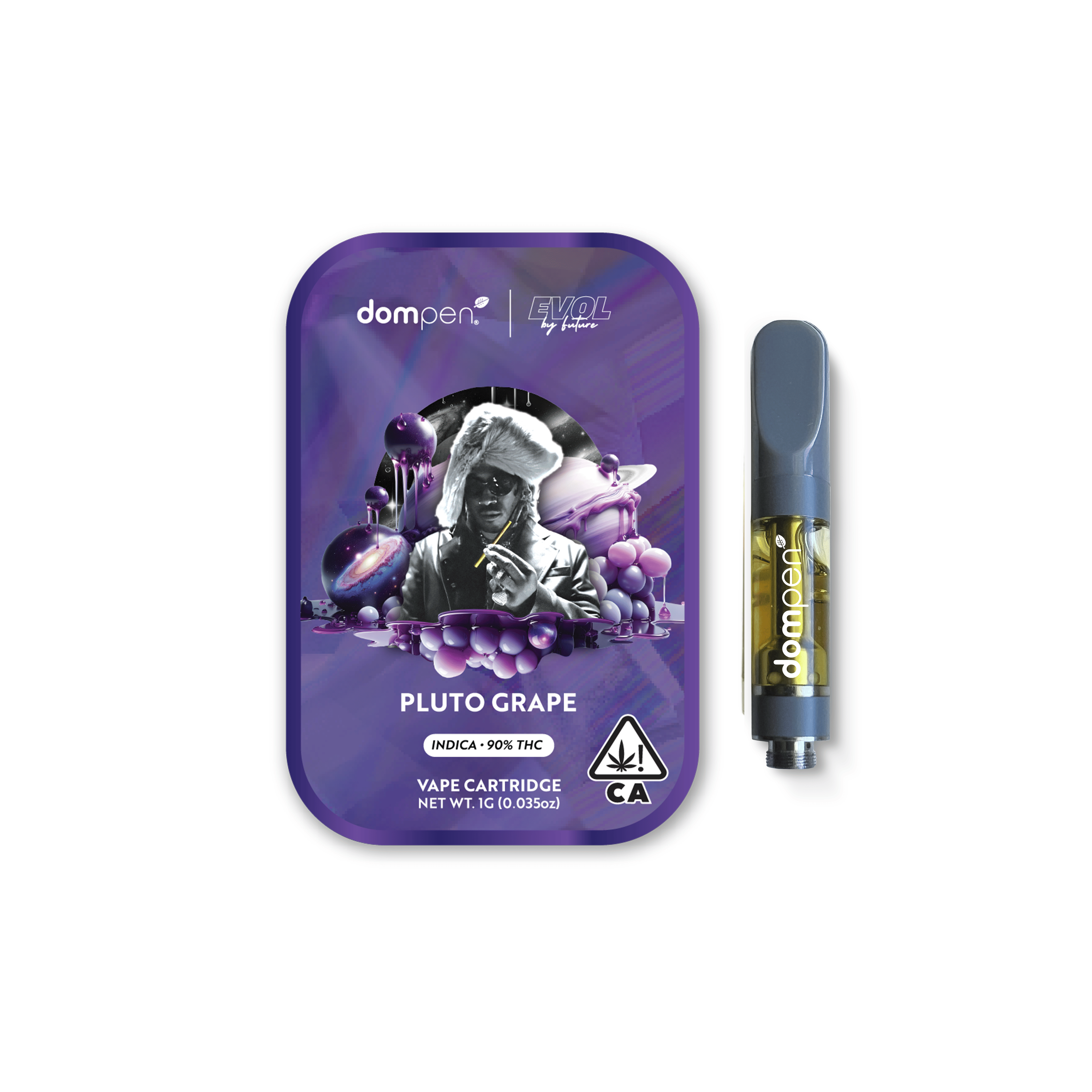 1G PLUTO GRAPE CARTRIDGE - Dom Pen -  - $18.75 - Vaporizer