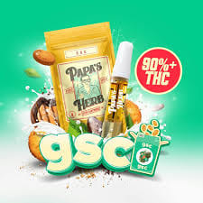 GSC (1g)  Vape Cartridge - Papa's Herb -  - $14.40 - Vapes