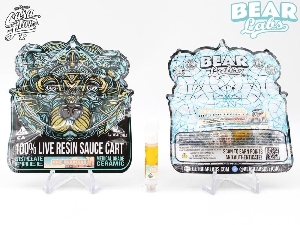 OZ KUSH 1G REFILL - Bear Labs -  - $31.45 - Vape Cartridge