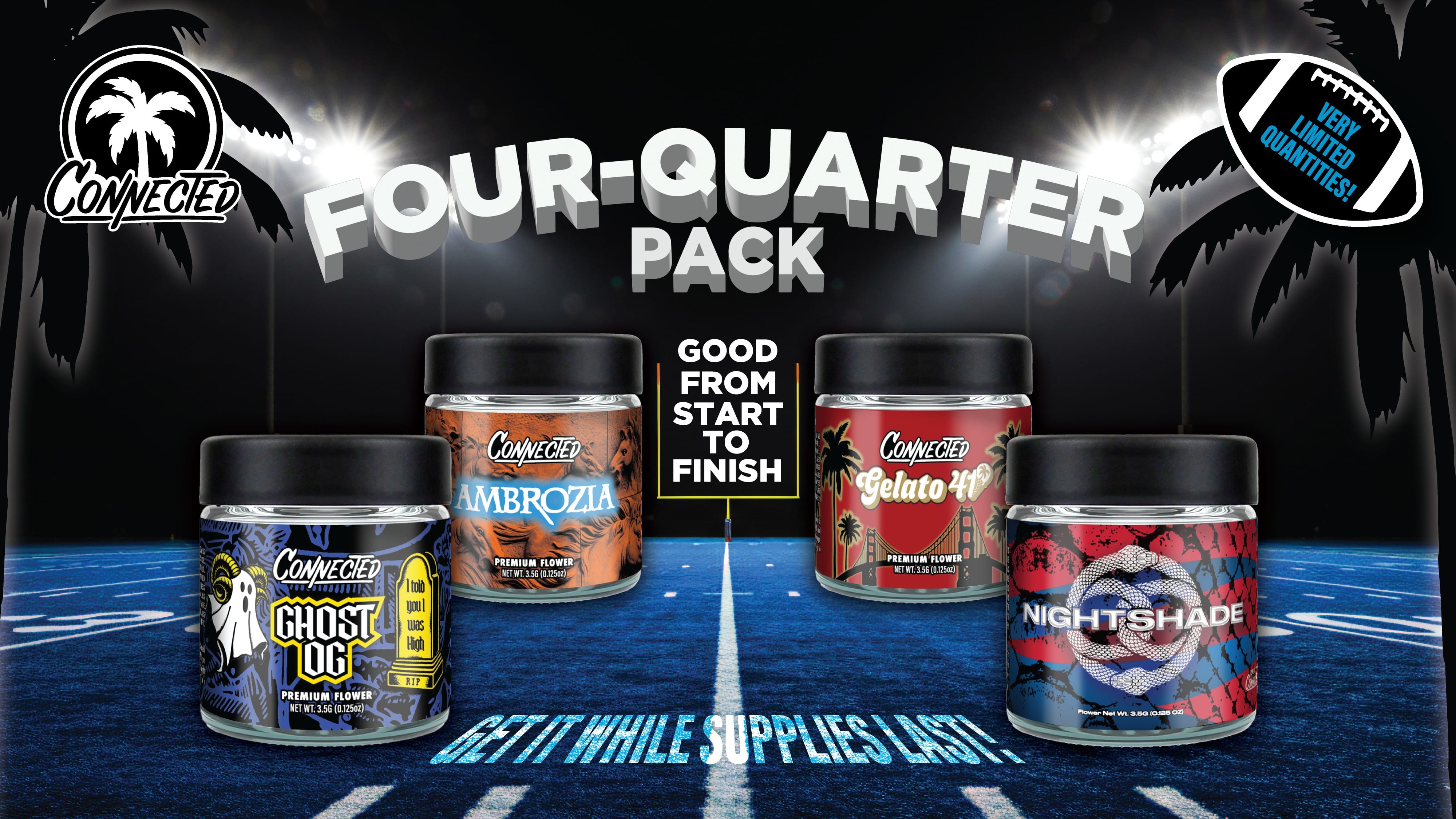 LA Rams Ghost OG 3.5g *SPECIAL EDITION* - Connected -  - $45.75 - Flower