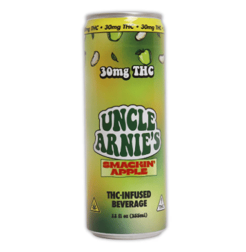 Smackin Apple Soda Pop 100mg - Uncle Arnie's -  - $6.99 - Beverage