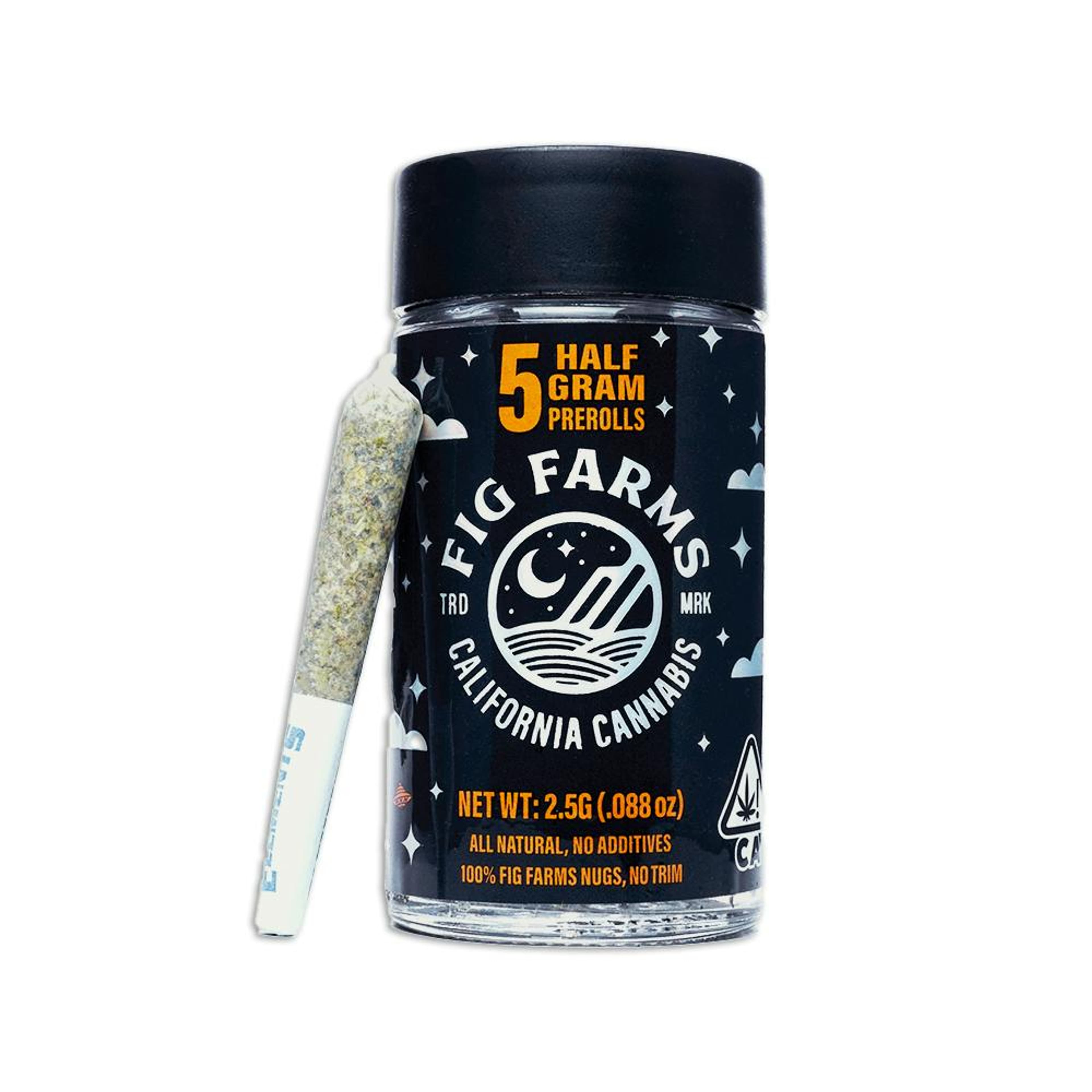 Holy Cow! Pre Roll 5 Pack - 2.5g - Fig Farms - - $35 - Pre-Rolls
