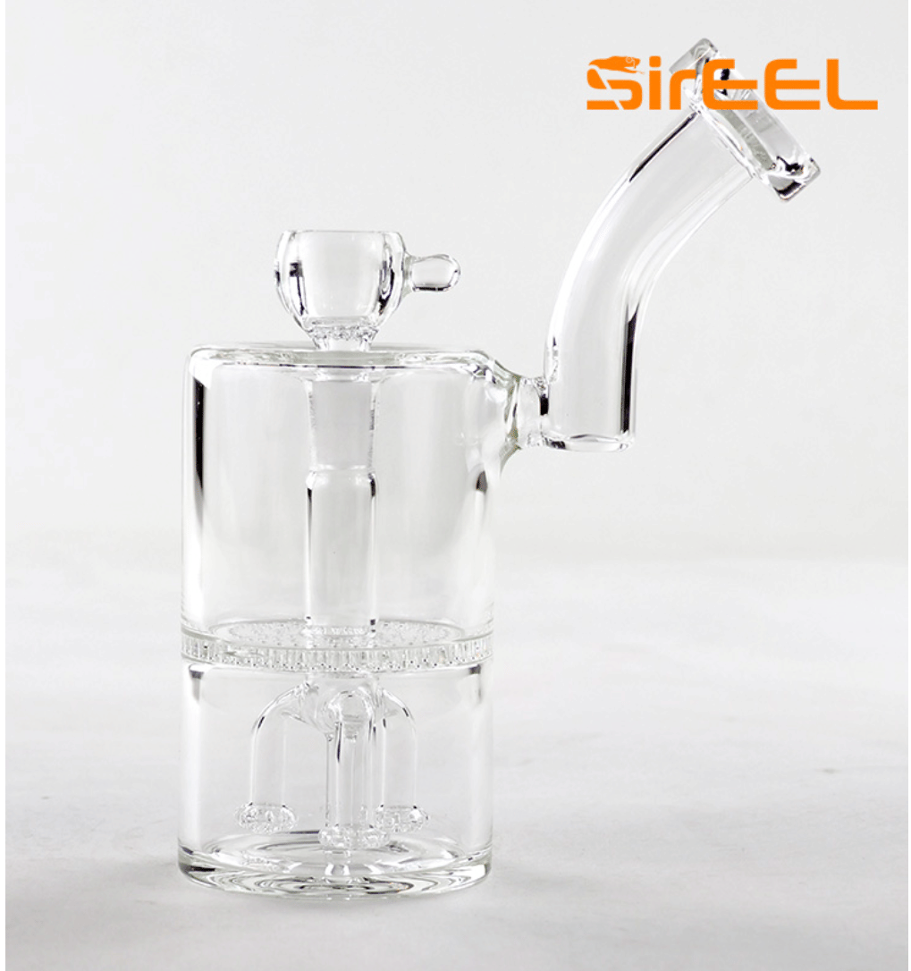 8" Chuggular Bong with Triple Whitewater Perc and Flower Bowl - SirEEL - 8" Chuggular Bong - $100 - Pipes/Bongs/Dab Rigs