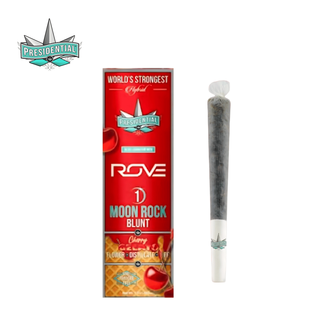 Presidential x Rove - Cherry Gelato - Moon Rock Pre-Roll - 1g-Roll - 1g - Presidential - Cherry Gelato - $12.99 - Pre-Rolls