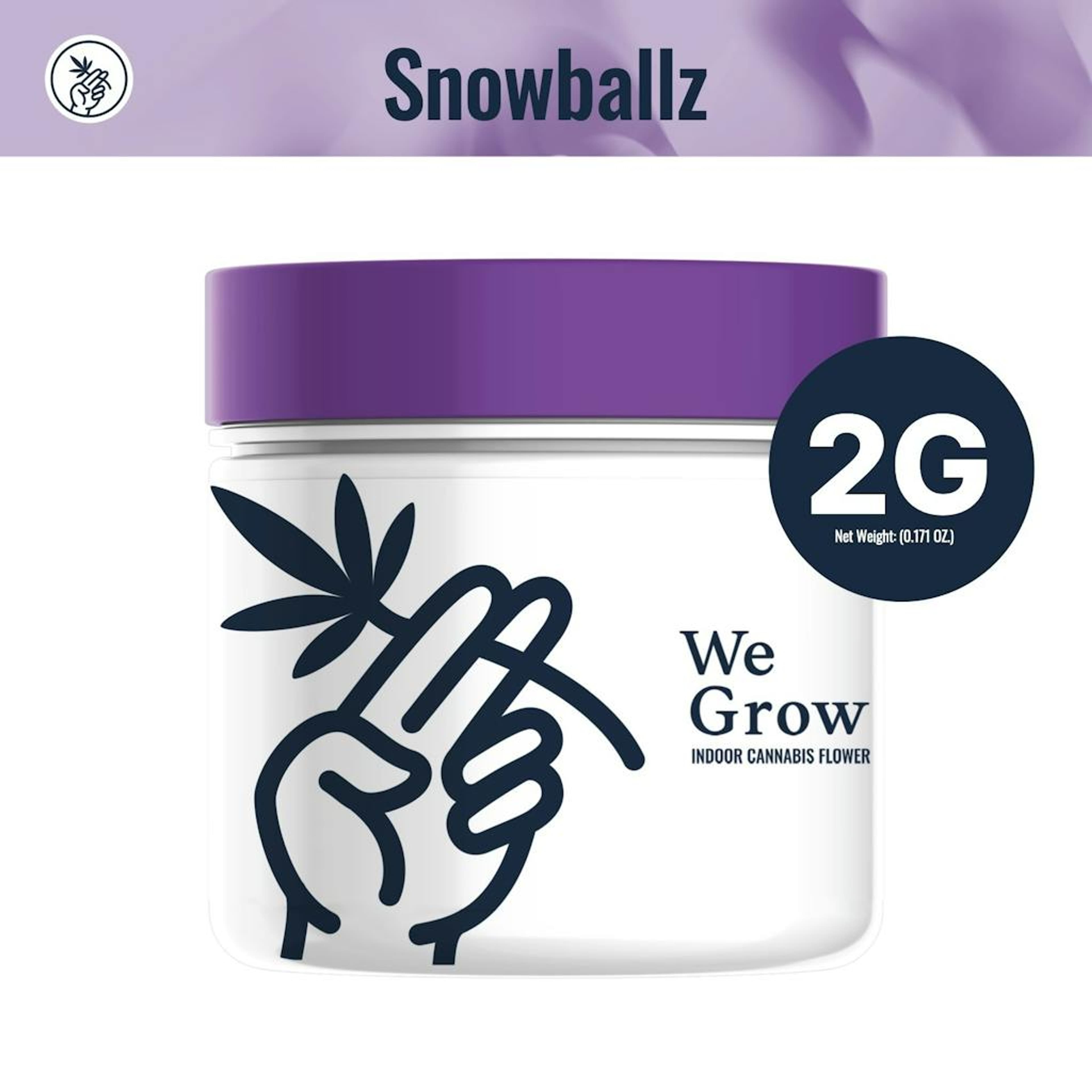 Snowballz - 2g THCa Infused Flower - WeGrow - 2g Infused - Indica - $25 - Flower (1 Gram & 2 Grams)