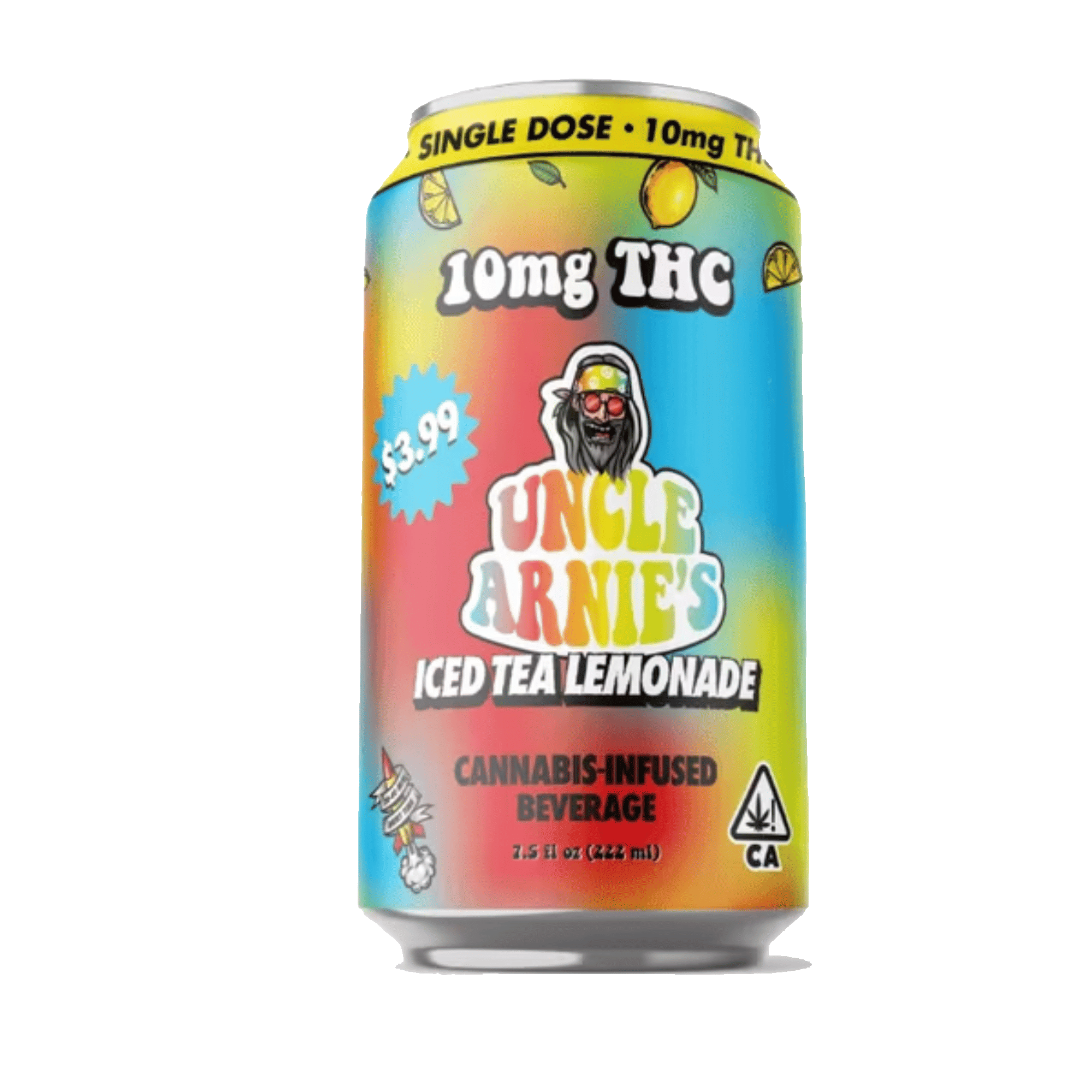 Iced Tea Lemonade - 10mg Beverage - Uncle Arnies - 7.5oz (10mg) - $3.99 - Edibles