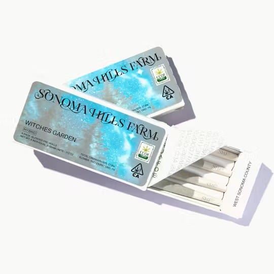 Witches Garden Blend Preroll 4pk - Sonoma Hills Farm -  - $27 - Preroll