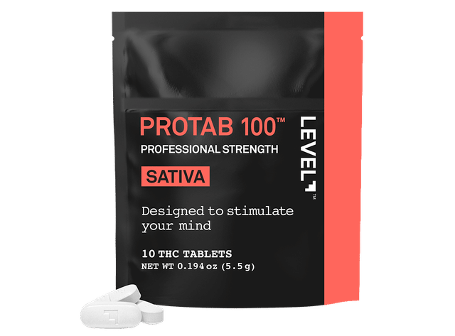 LEVEL — 10pk SATIVA 100mg Protab 1000mg