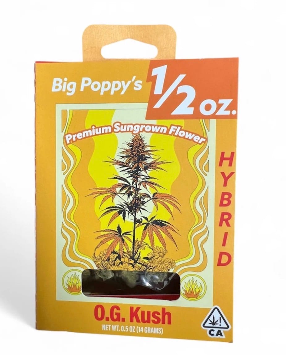 Big Poppy's - OG Kush- 14g - Big Poppy's - Big Poppy's - OG Kush- 14g - $52 - Flower