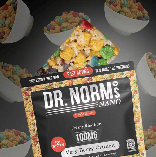 DR. NORM'S: Fast-acting Nano Very Berry Crunch Crispy Rice