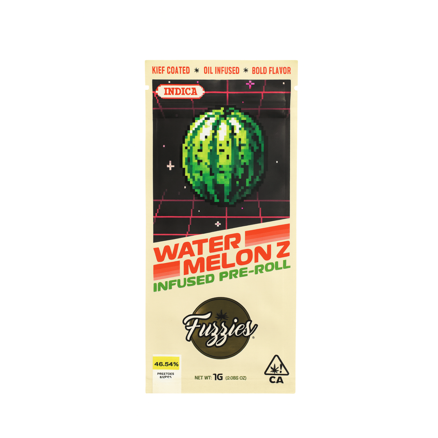Watermelon Z Infused 1g Preroll - Fuzzies -  - $10 - Preroll