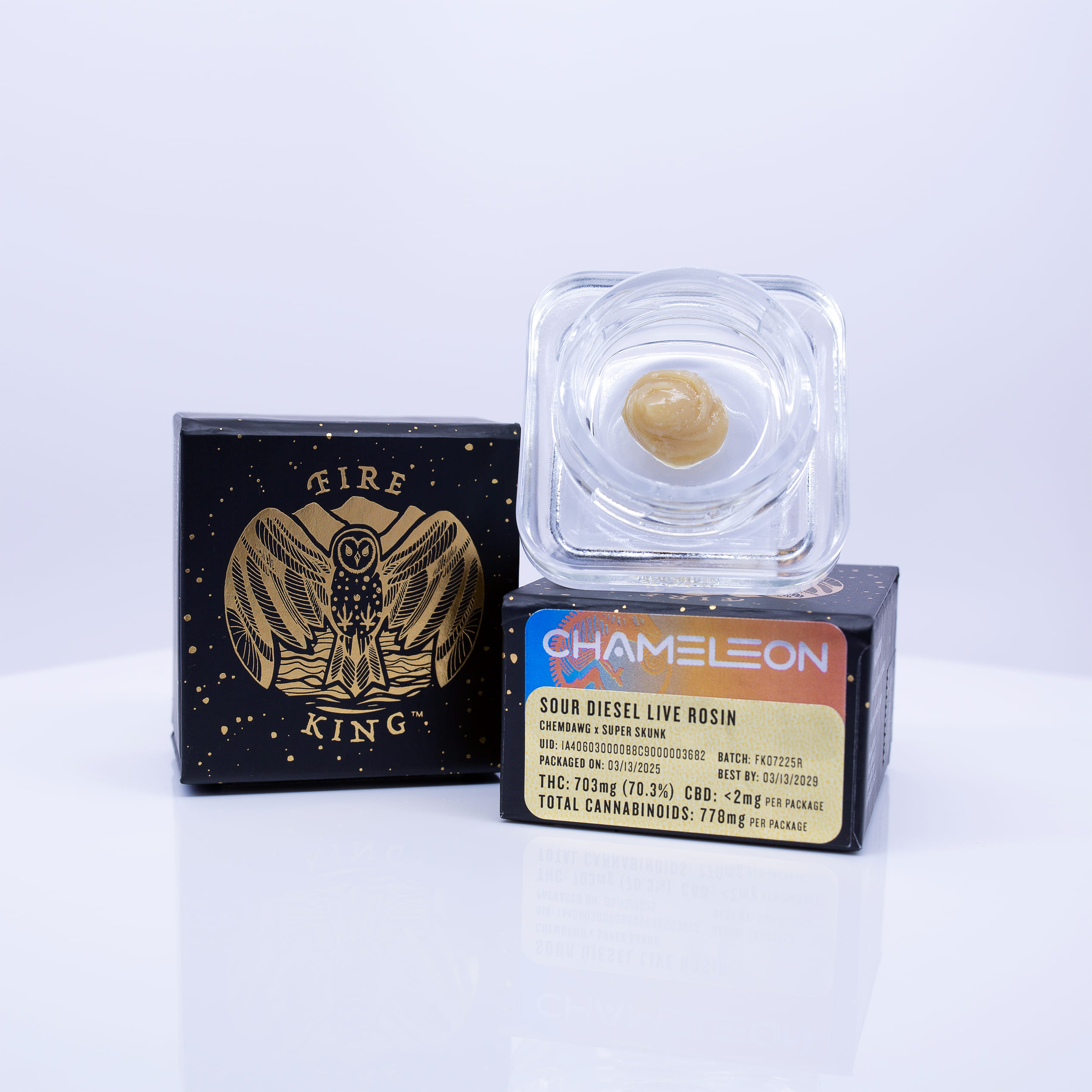 Sour Diesel - 1g Live Rosin - Fire King - 1g Rosin - Sativa - $46 - Concentrates