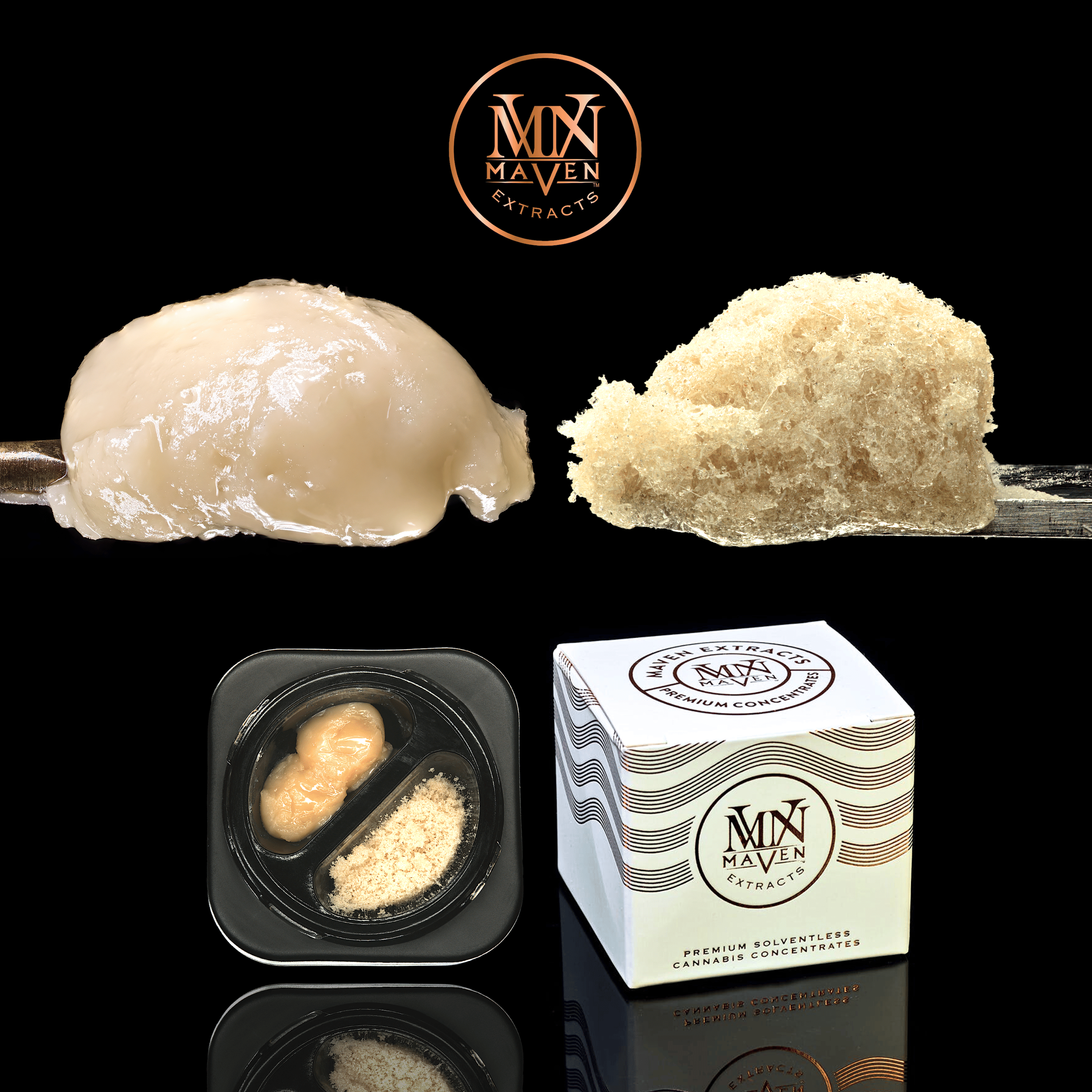 Black Diamond X Cold Cure Live Rosin/Hash Duo - Maven Genetics - Gram - $60 - Concentrates