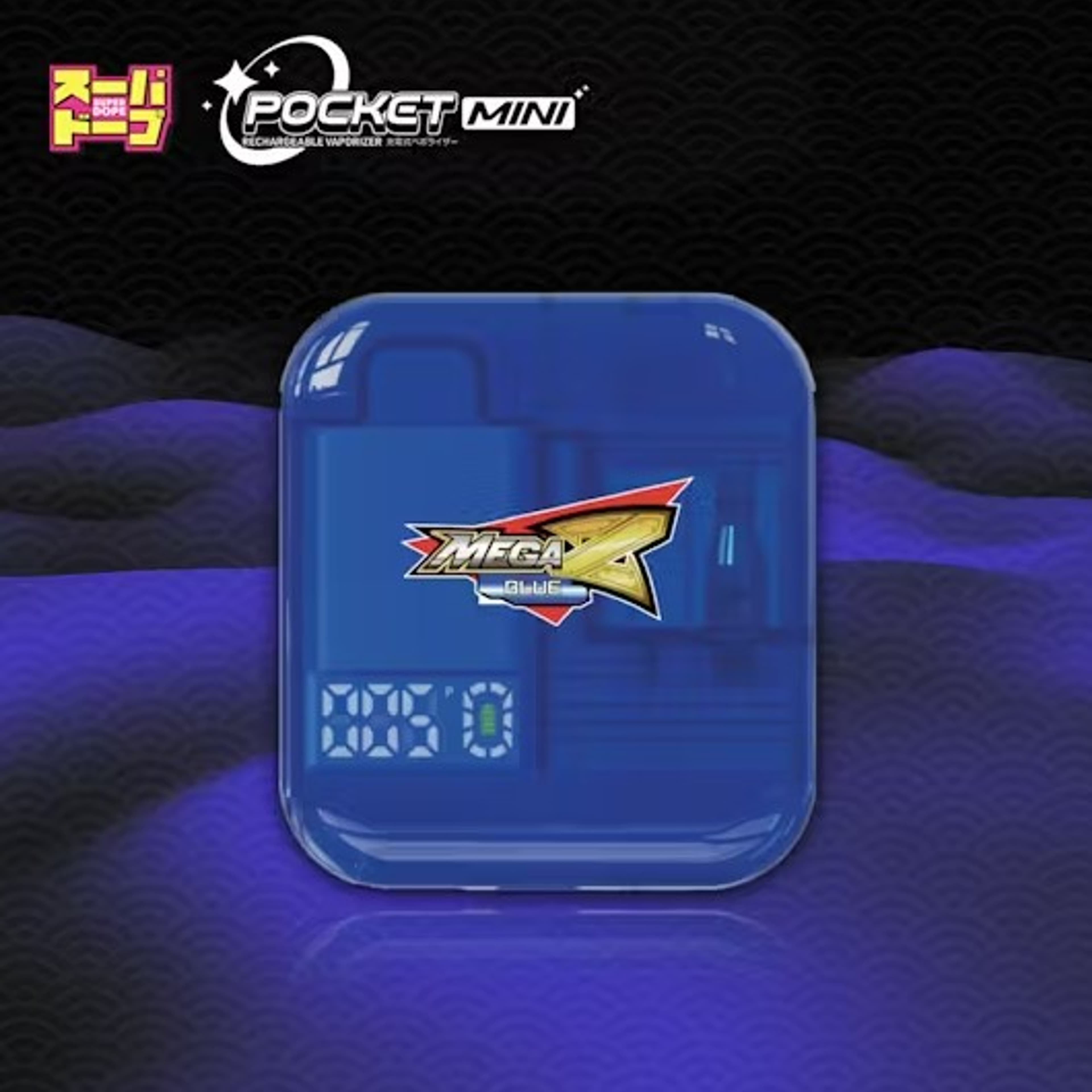 SuperDope AIO - Mega Z Blue - Pocket Mini (Live Resin) All-In-One - 1g - Super Dope - - $39.99 - Disposable Vape Pens (All In One)