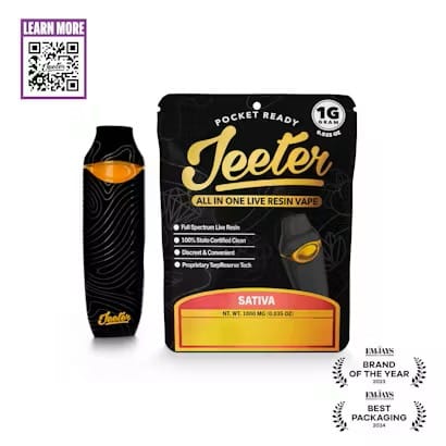 Vortex All In One Live Resin Vape - 1g - Jeeter -  - $38.75 - Disposables