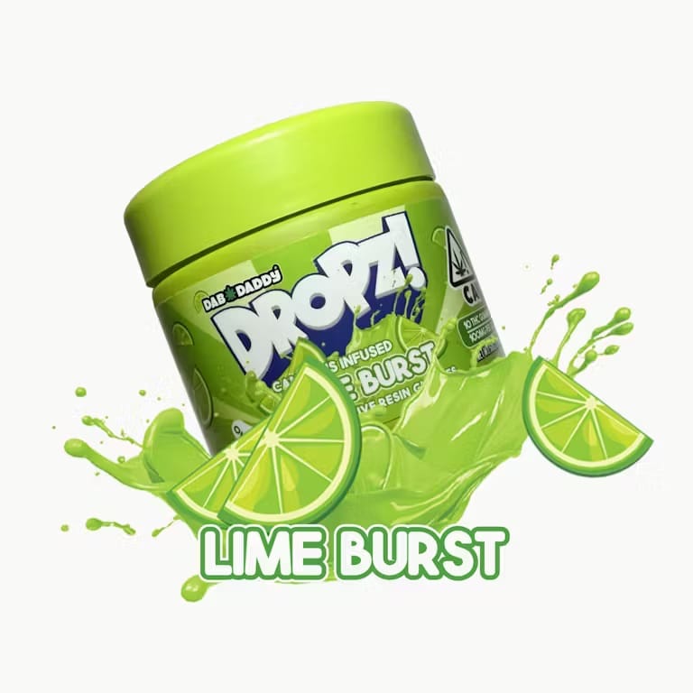 Lime Burst | Dropz [100mg] - Dab Daddy -  - $9 - Edibles