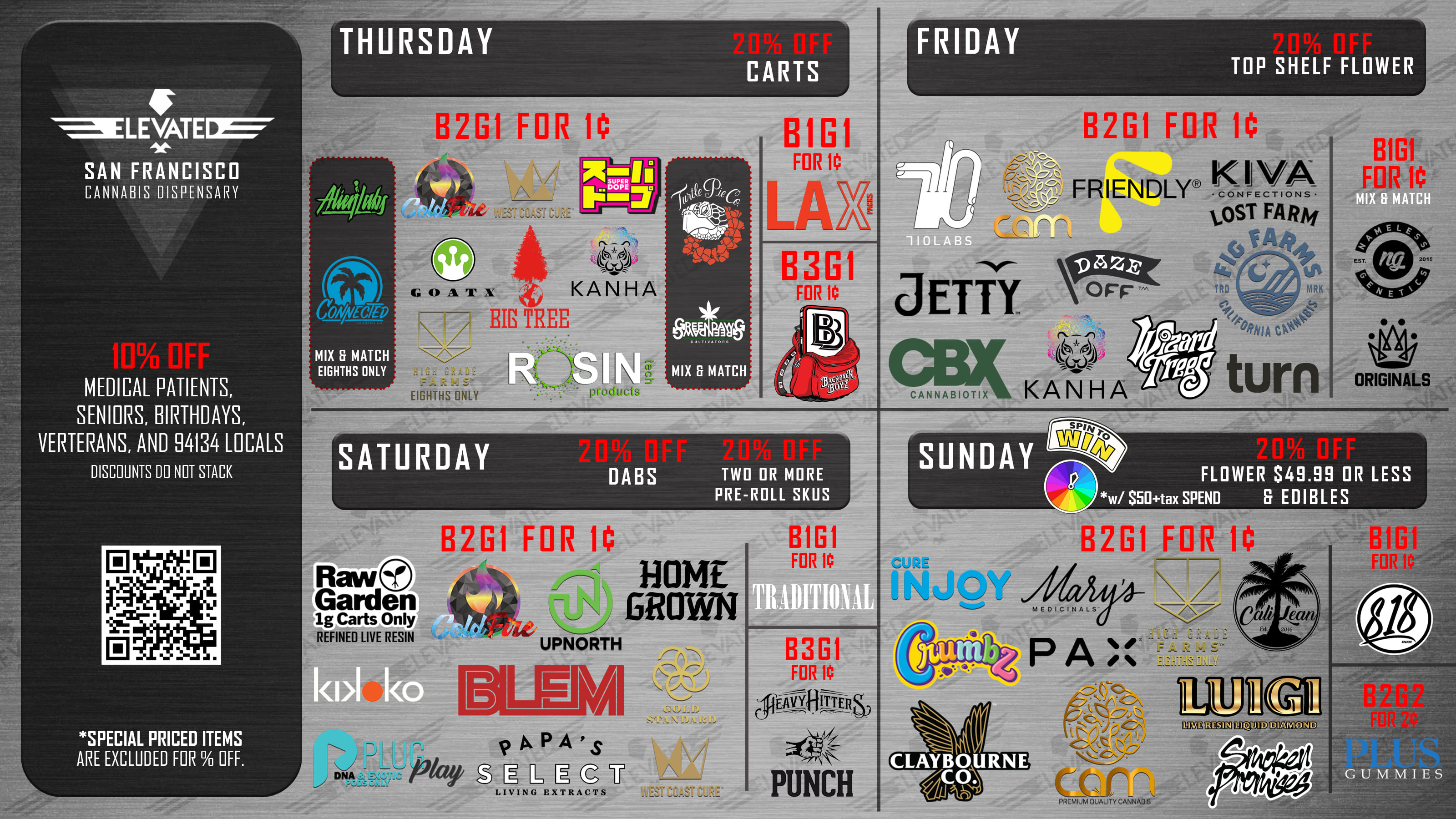 *DAILY DEALS valid through 3/31/26* - Elevated San Francisco - Daily Deals - $0 - Accessories