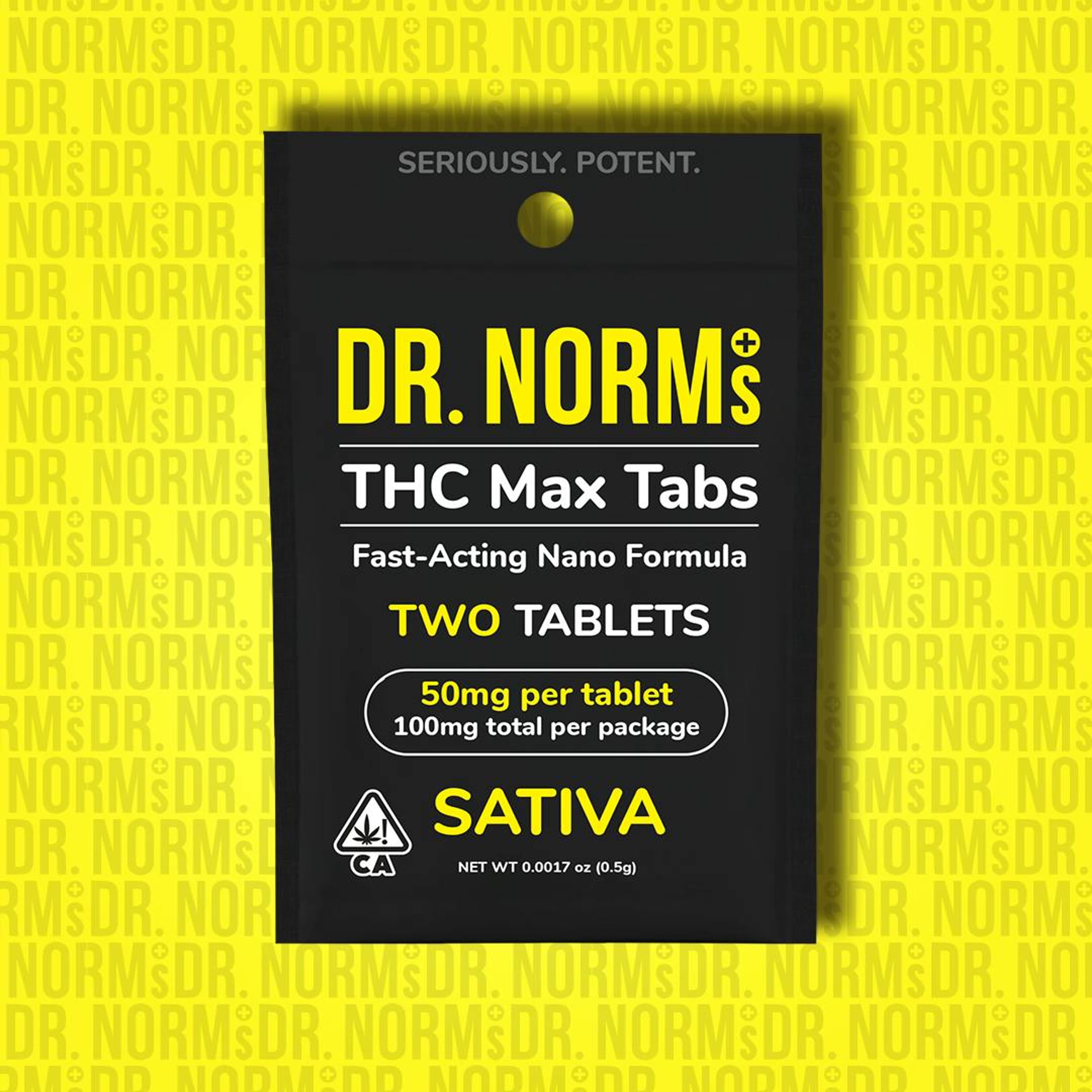 Sativa THC MAX 2pk Tablets - Dr. Norms - - $6 - Edible