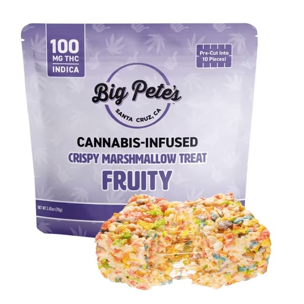 FRUITY BLAST CRISPY MARSHMALLOW TREAT INDICA 1PK 100mg