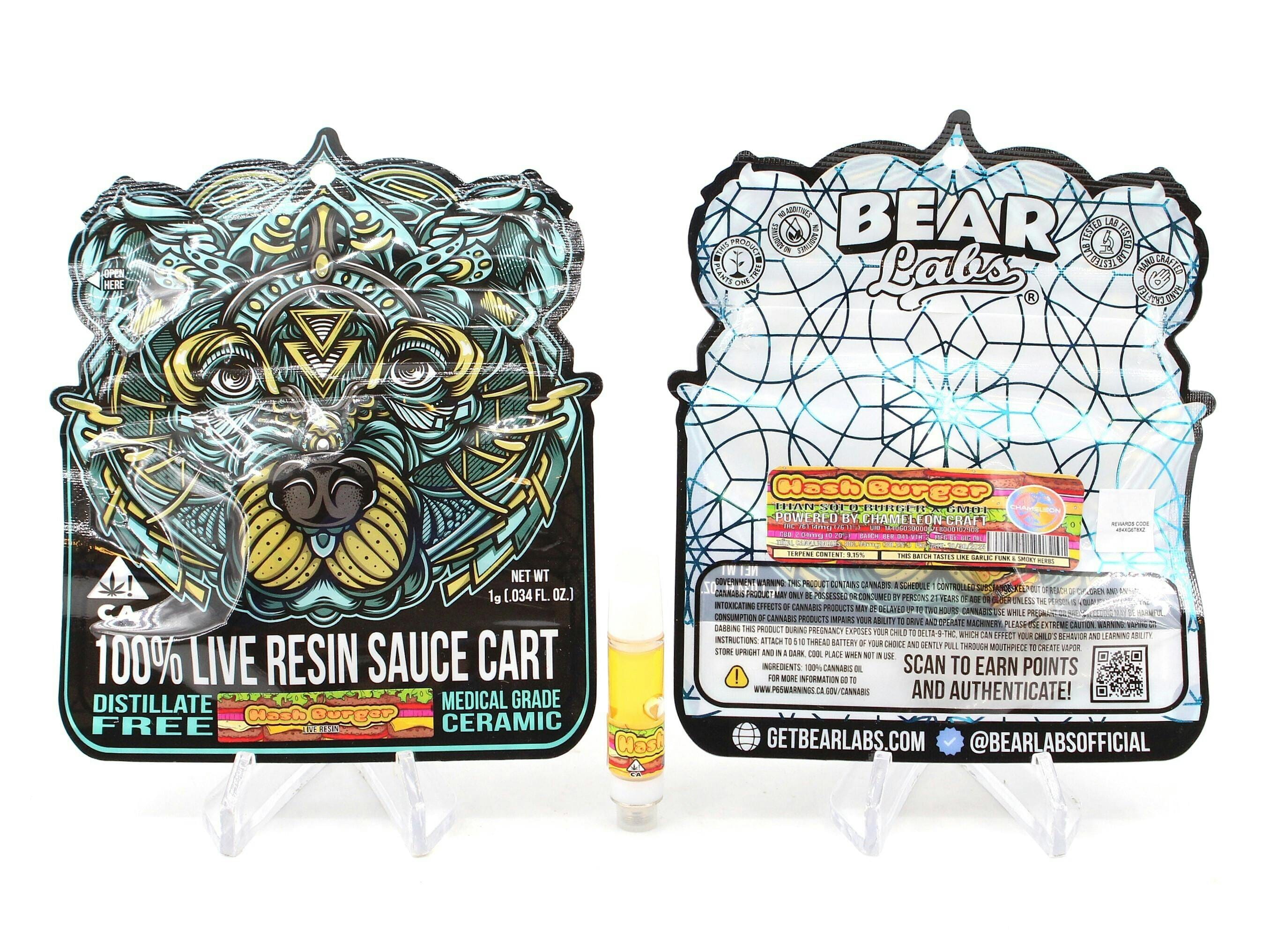 HASHBURGER 1G REFILL - Bear Labs -  - $31.45 - Vape Cartridge