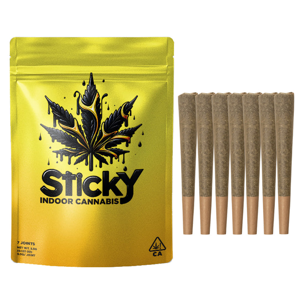 Peach Panther (I) - 7pk Prerolls - Sticky - Peach Panther (I) - $20 - Pre-Rolls