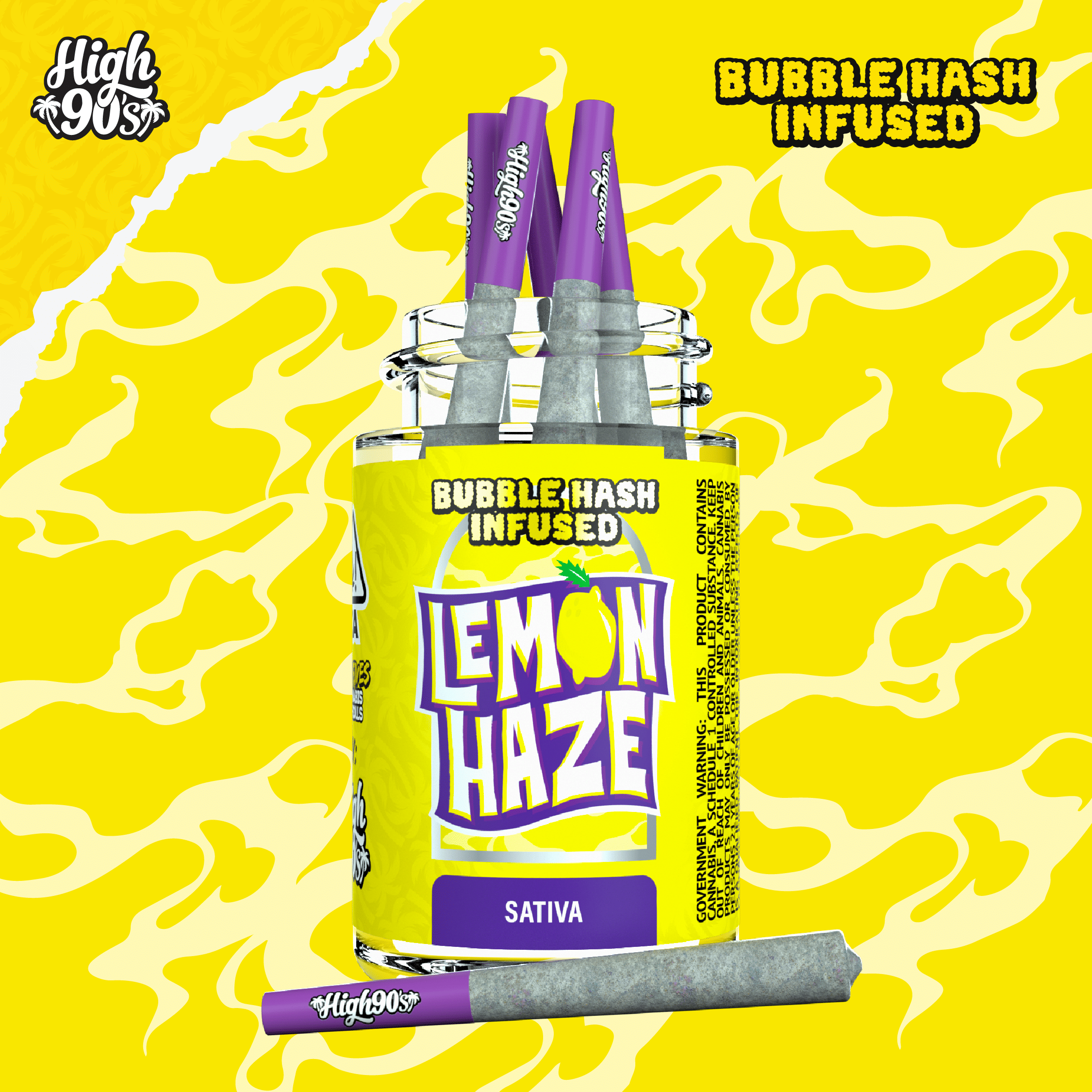 High 90's — Lemon Haze - Bubble