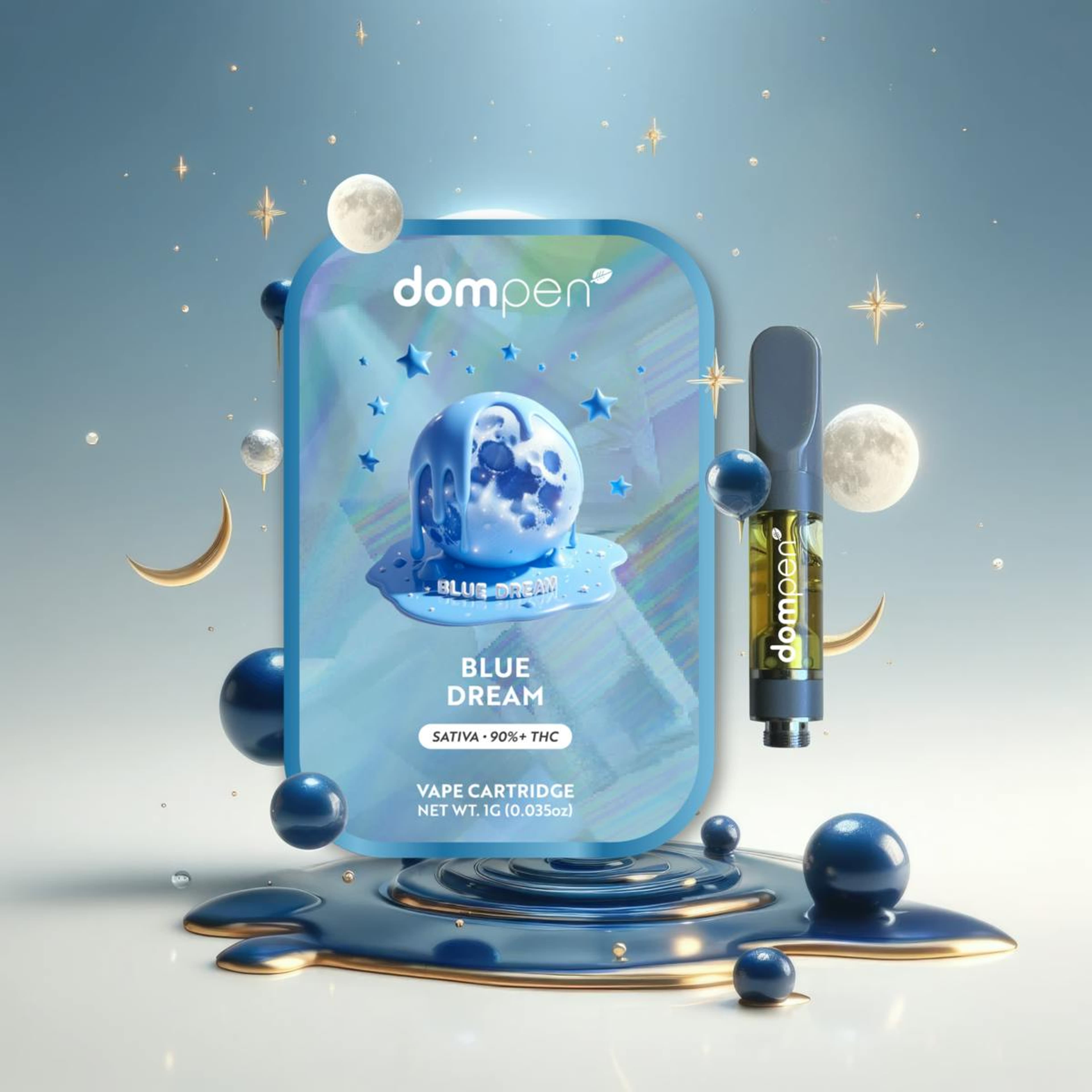 1G BLUE DREAM CARTRIDGE - Dom Pen - - $18.75 - Vaporizer