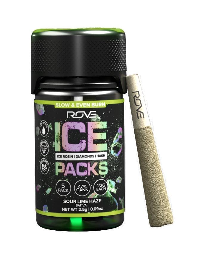 Sour Lime Haze | Ice Pack, Diamond, Hash | 5pk/2.5g