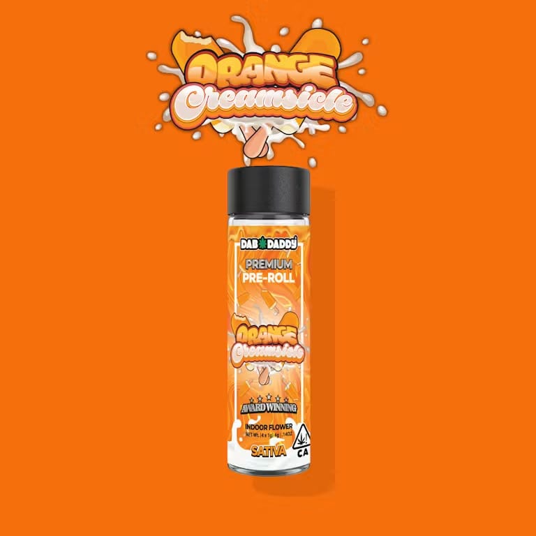 Orange Creamsicle | Pre-Roll Pack [4pk][4g] - Dab Daddy -  - $24 - Pre-Rolls