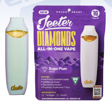 Sugar Plum Liquid Diamonds AIO 1g - Jeeter -  - $31 - Vapes