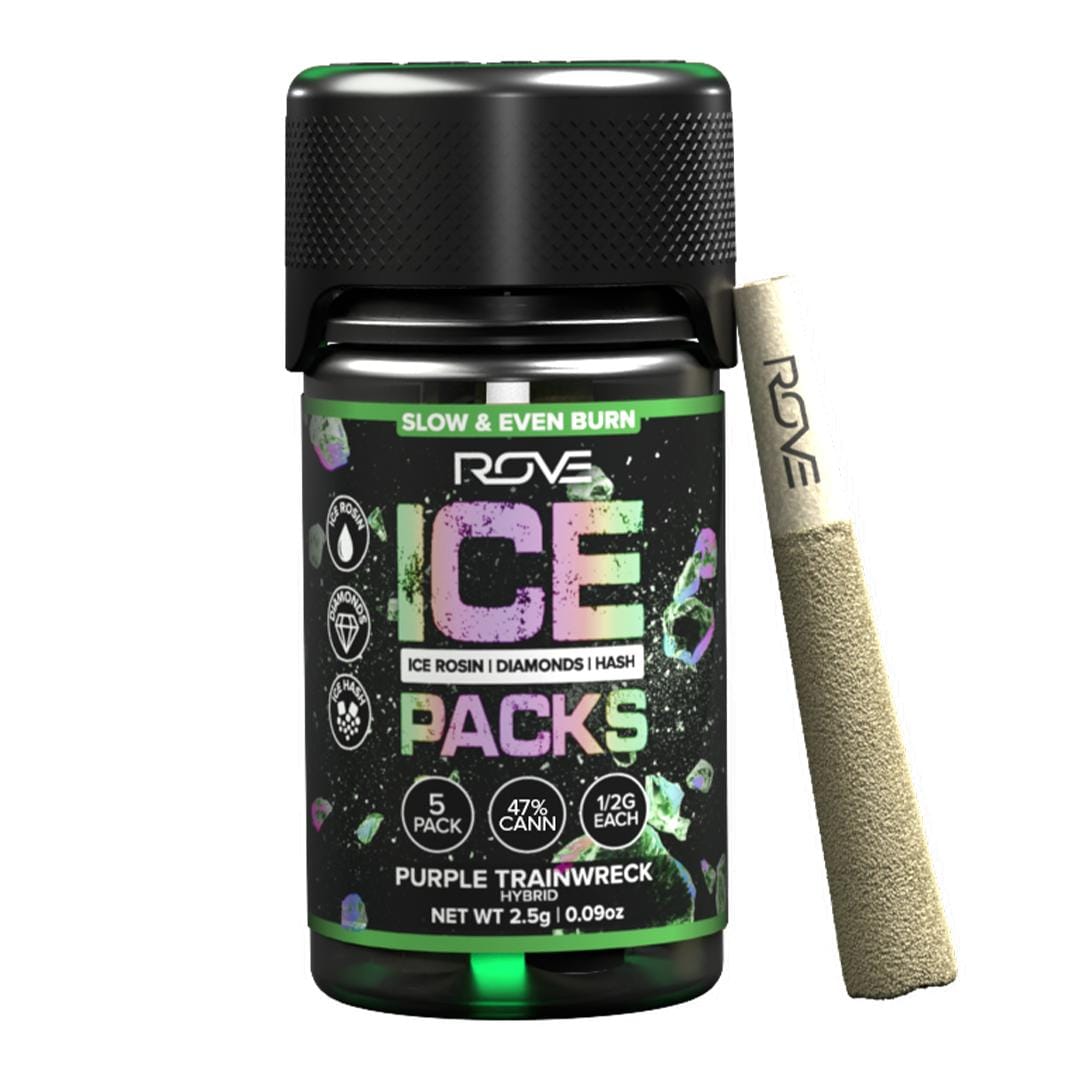 Purple Trainwreck | Ice Pack, Diamond, Hash | 5pk/2.5g