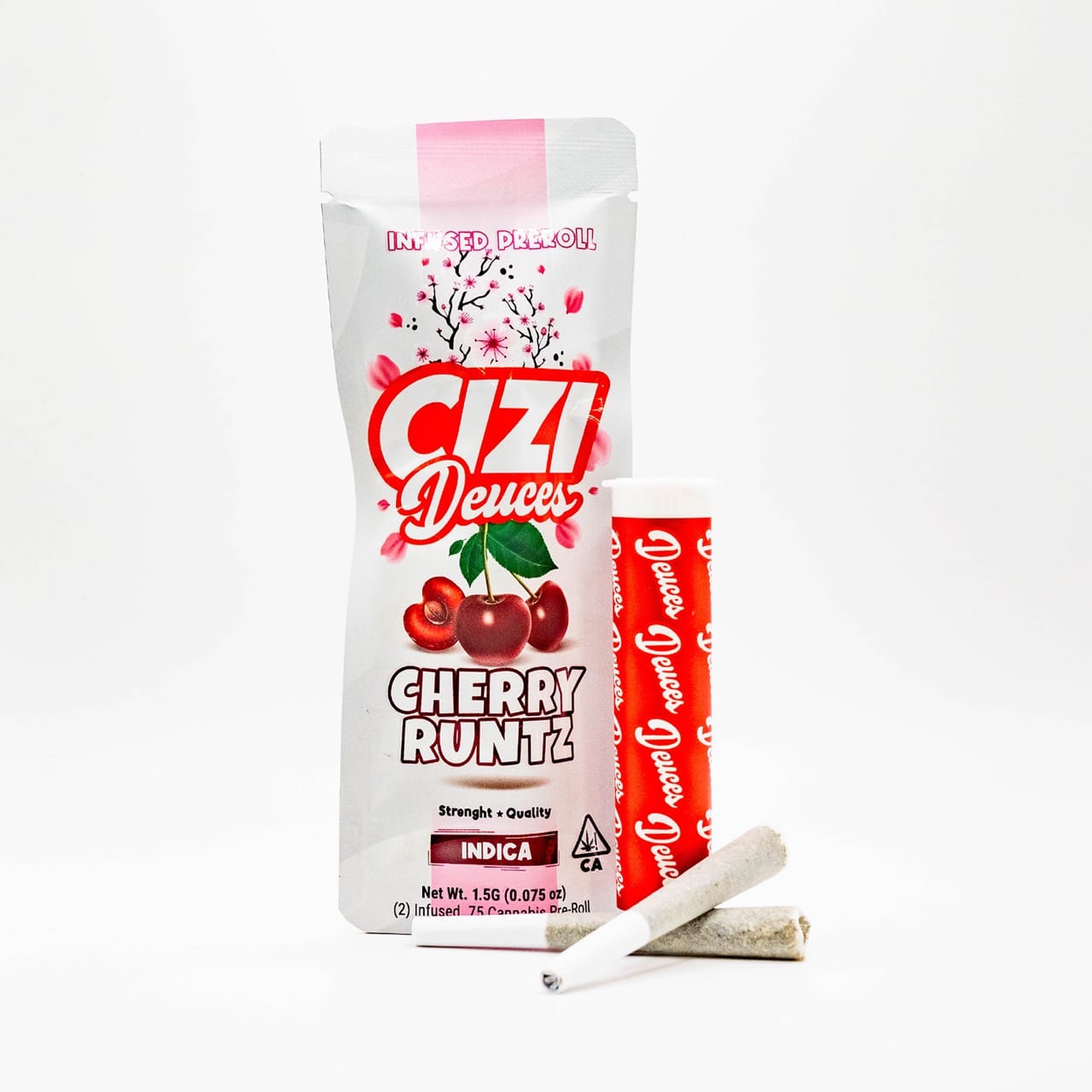 Cherry Runtz (2) .75G - Infused Pre-Roll - Cizi -  - $8 - Pre-Rolls