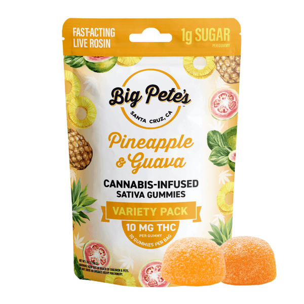 Big Pete's — Pineapple & Guava - 100mg Rosin Gummies
