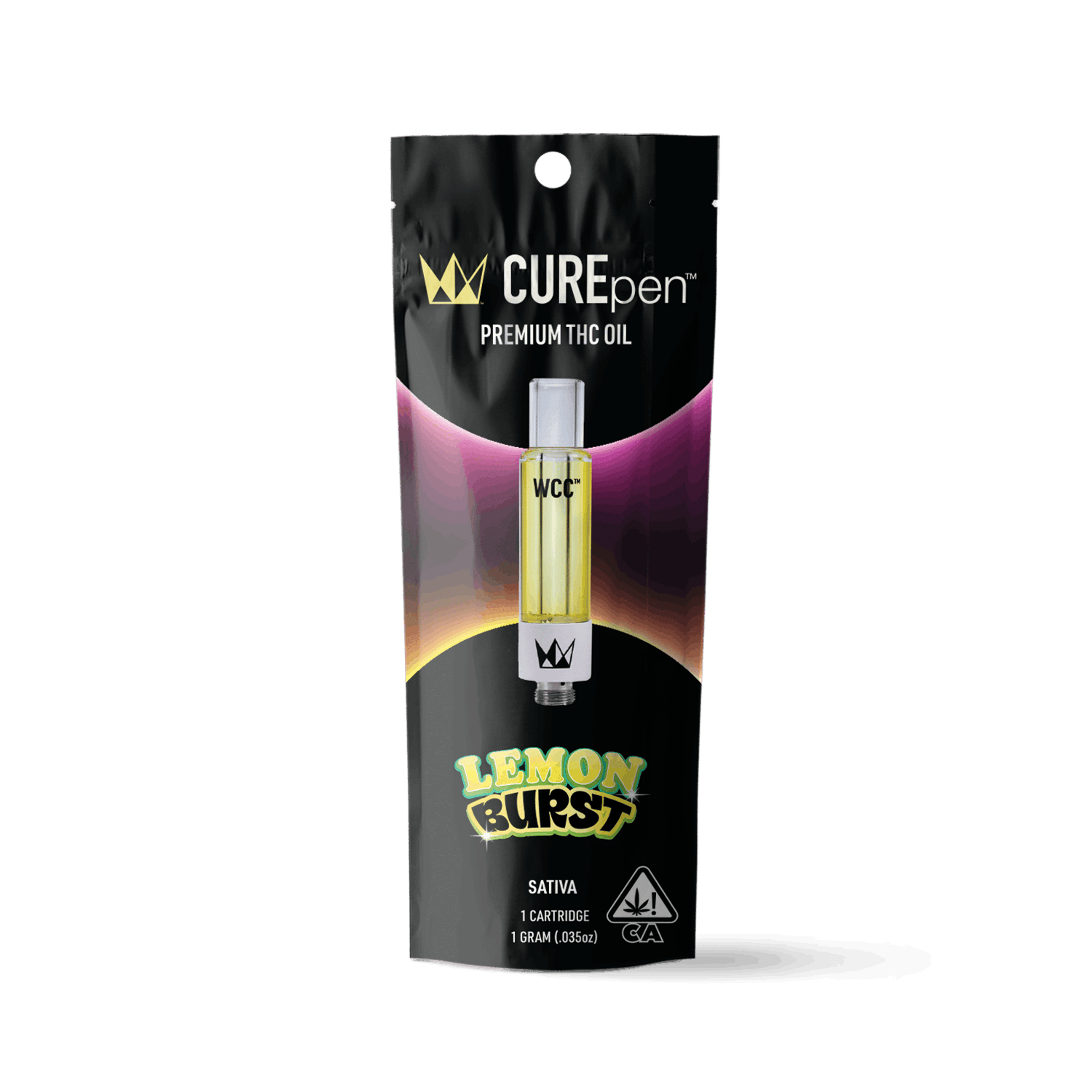 Lemon Burst CUREpen Cartridge - 1g - West Coast Cure - - $20.17 - Vapes