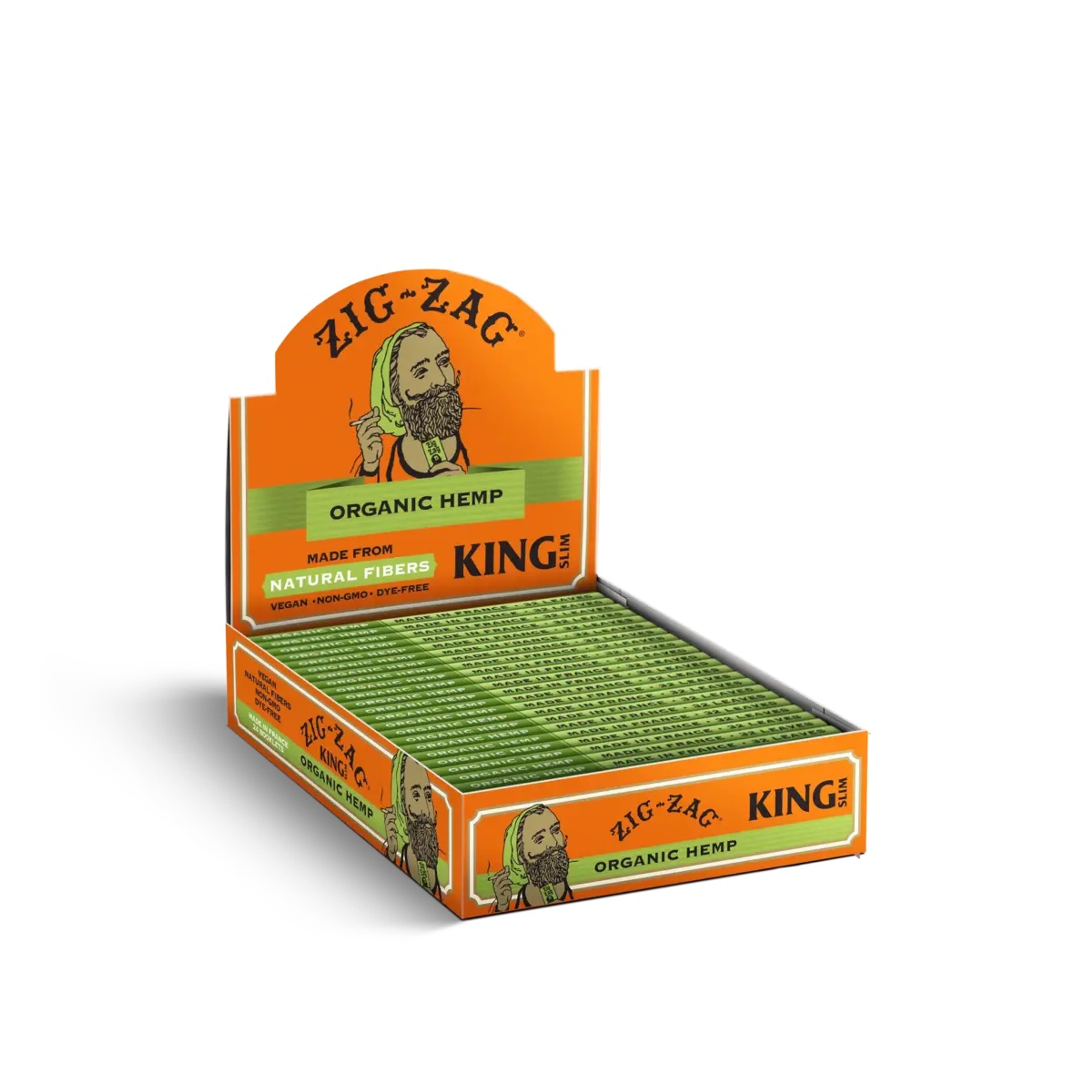 King Slim Organic Hemp | Rolling Papers - Zig Zag - - $2.50 - Accessories