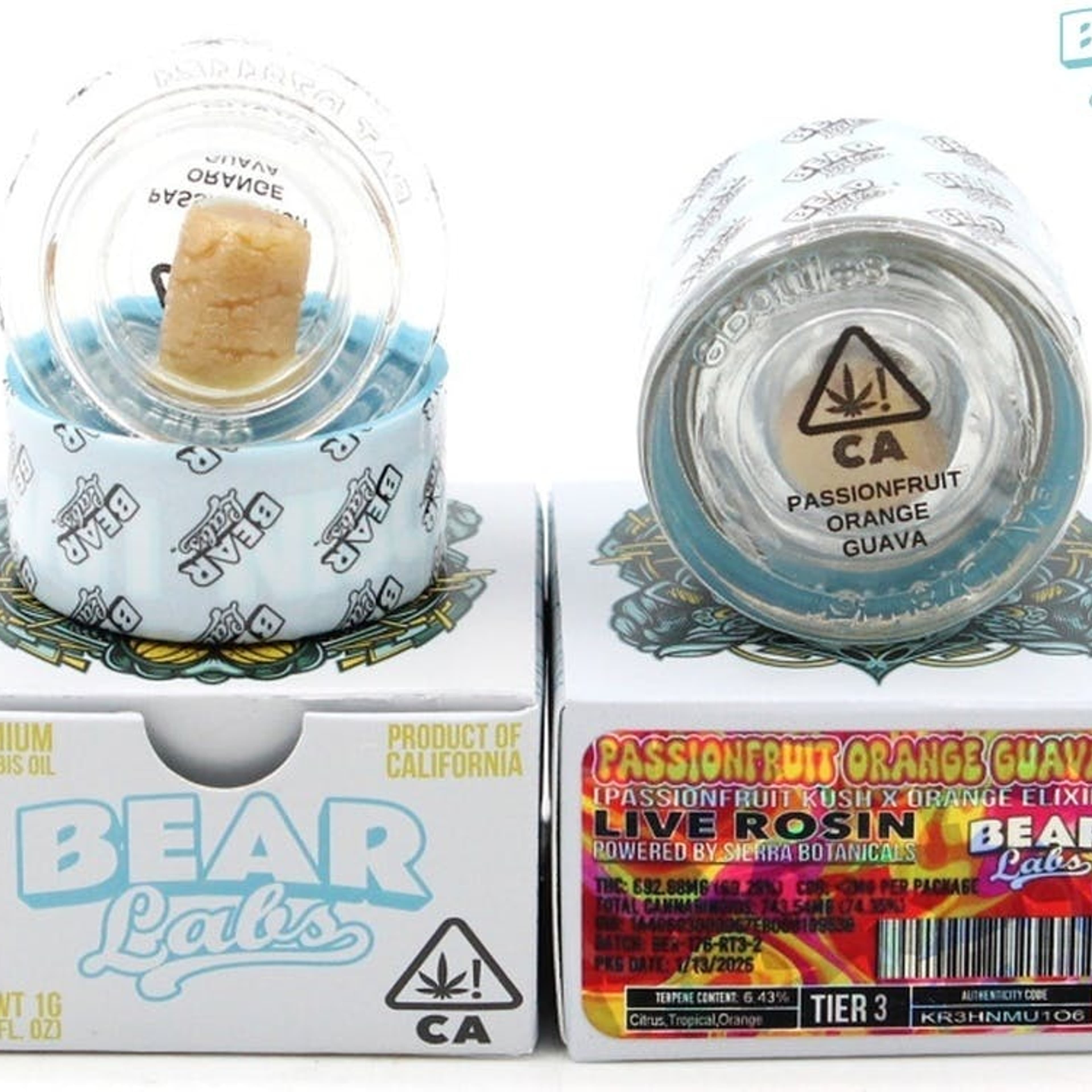 Passionfruit Orange Guava Tier 3 - BEAR LABS - - $36.50 - Concentrates