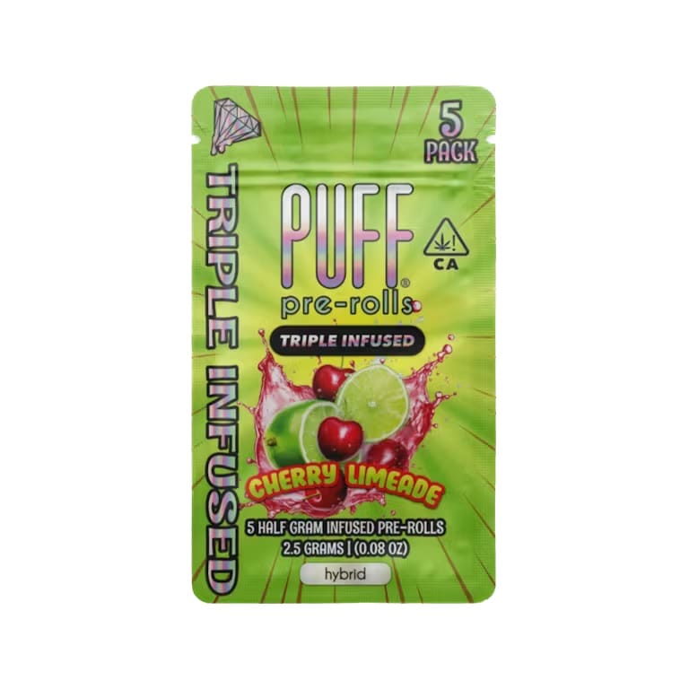 Cherry Limeade | Diamond Infused Pre-Rolls (5-Pack) [2.5g] - PUFF -  - $25 - Pre-Rolls