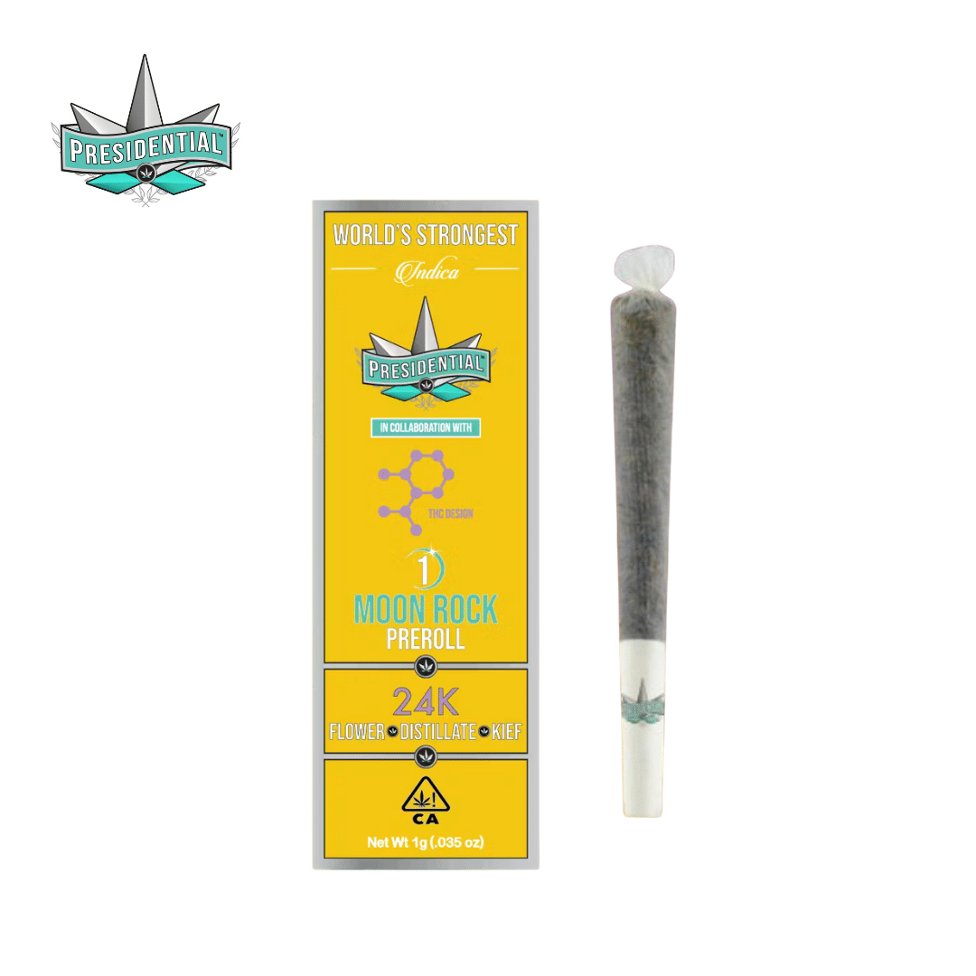 Presidential x THC Design - 24k - Moon Rock Pre-Roll - 1g - Presidential - 24k - $12.99 - Pre-Rolls