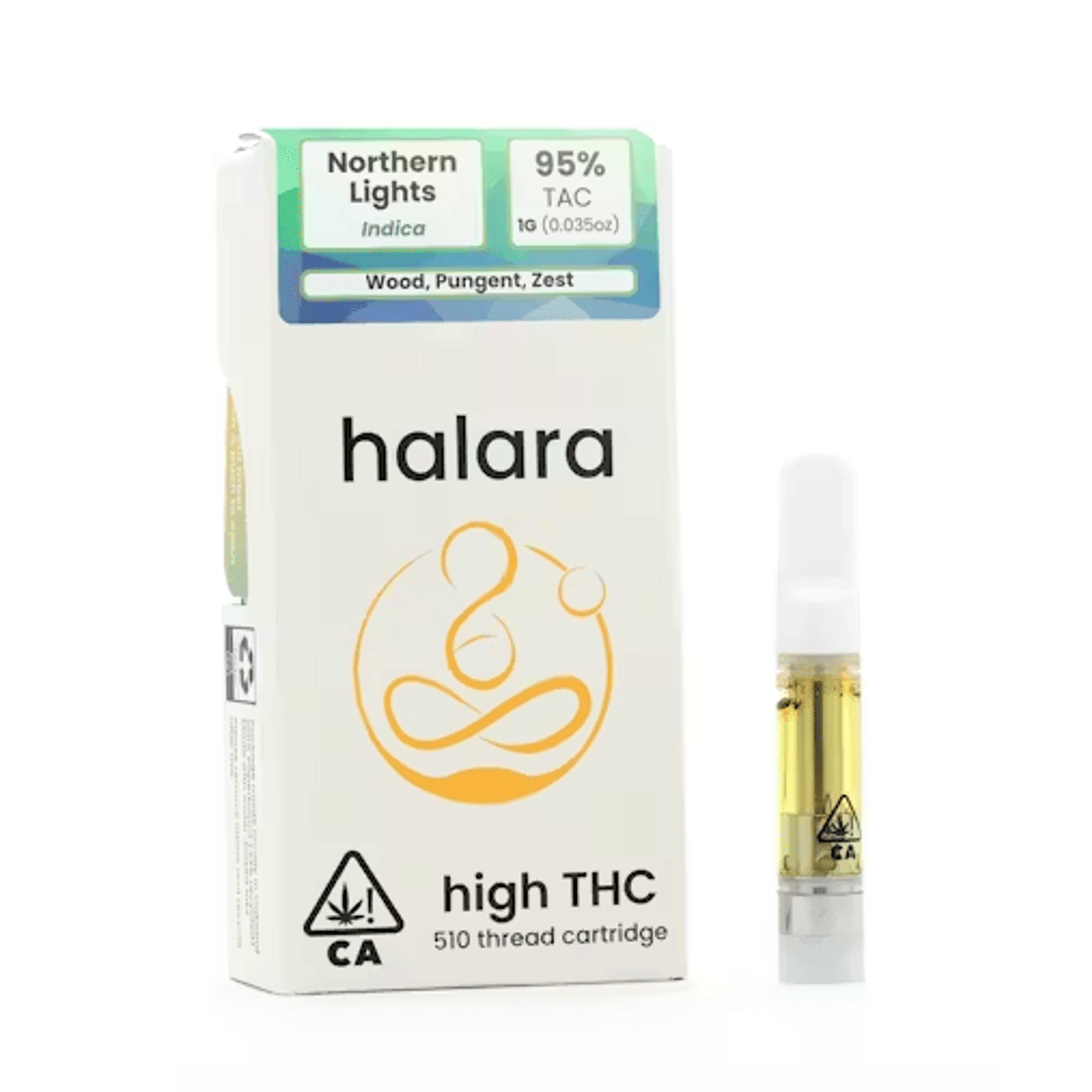 Northern Lights High THC Cartridge - Halara - Gram - $24 - Cartridges