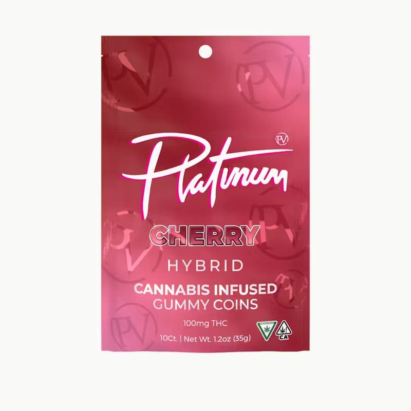 Platinum Gummies | Cherry - - Platinum Vape -  - $7.25 - Edibles